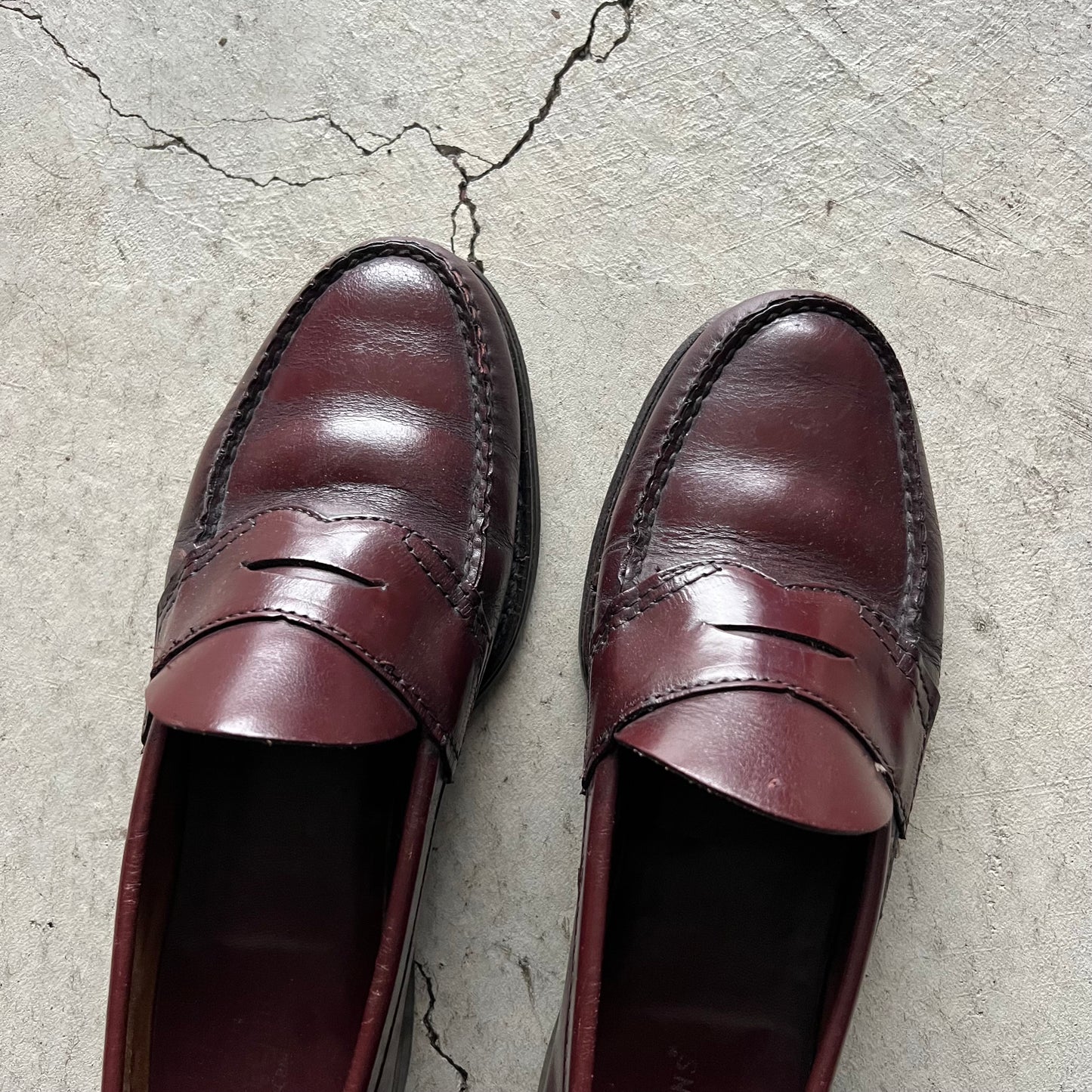 90s GH Bass Weejun Leather Penny Loafers- M's 8.5, W's 10