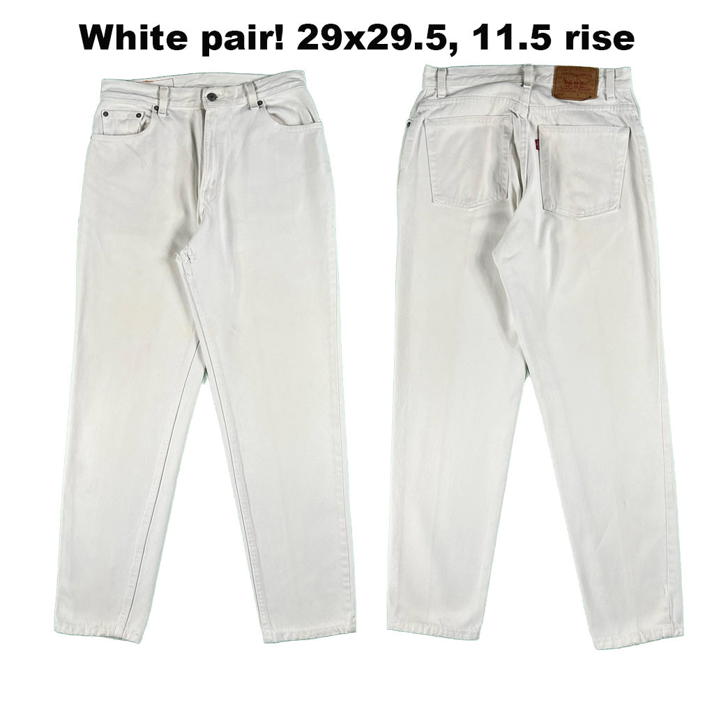 80s/90s Levi's 550s 'Relaxed Fit' Denim- SELECT PAIR