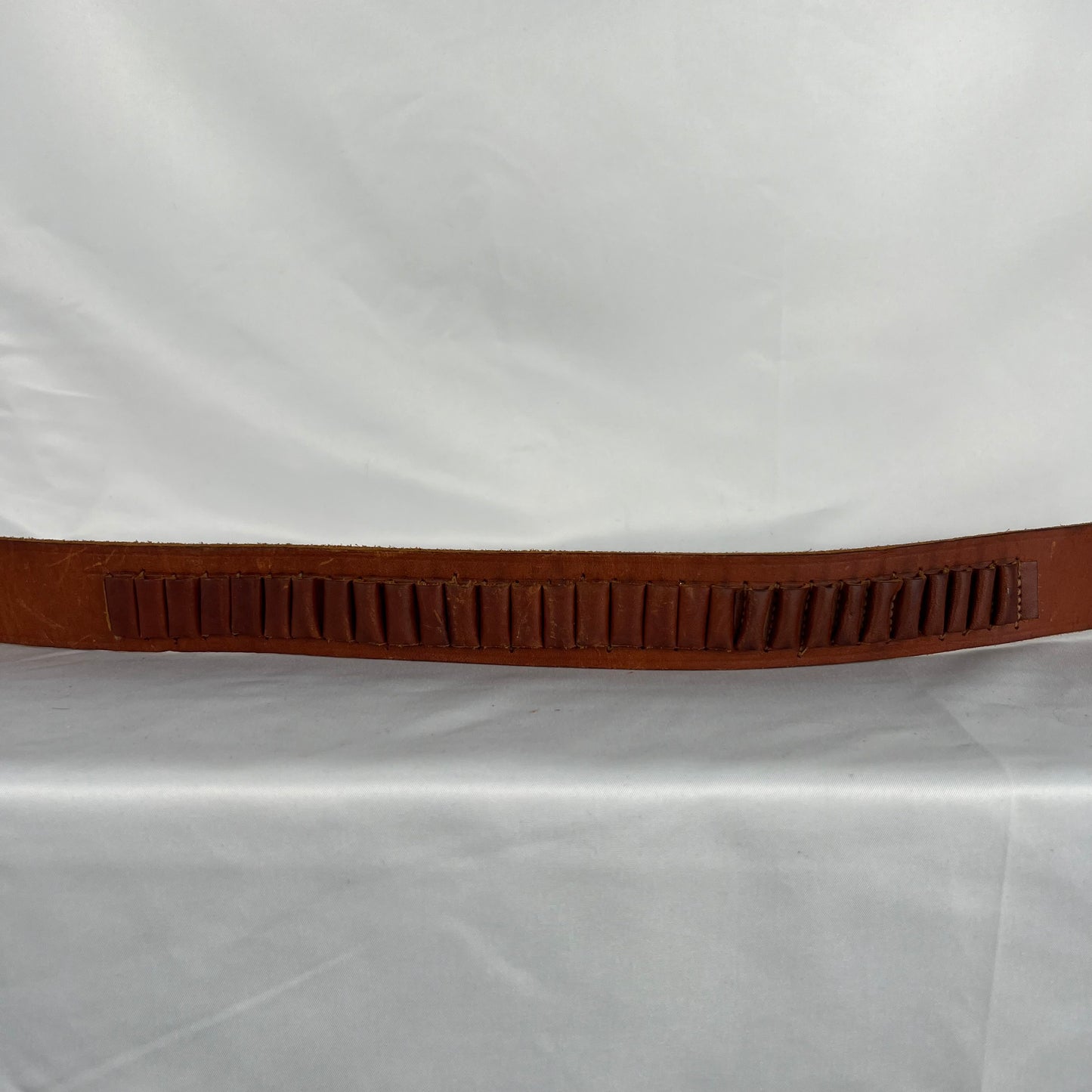 60s Brauer Bros. Gun Shell Leather Belt- 24"-28"
