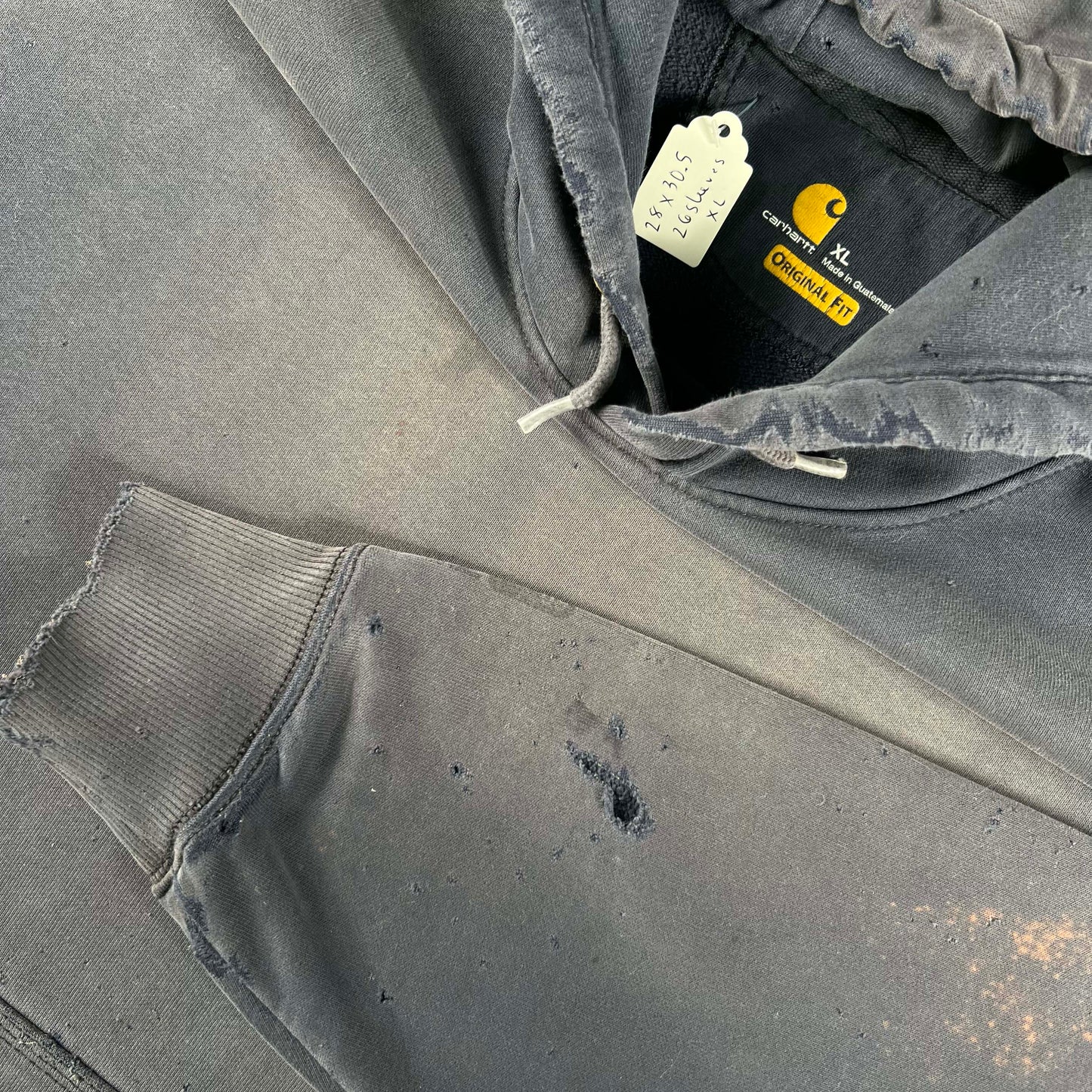 Carhartt Sun Faded Navy Hoodie- XL