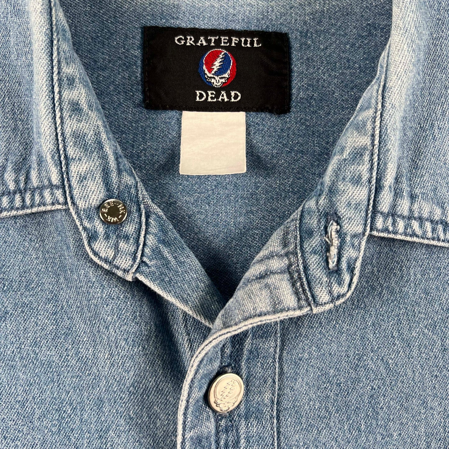 90s/00s Grateful Dead Denim Button Up- M