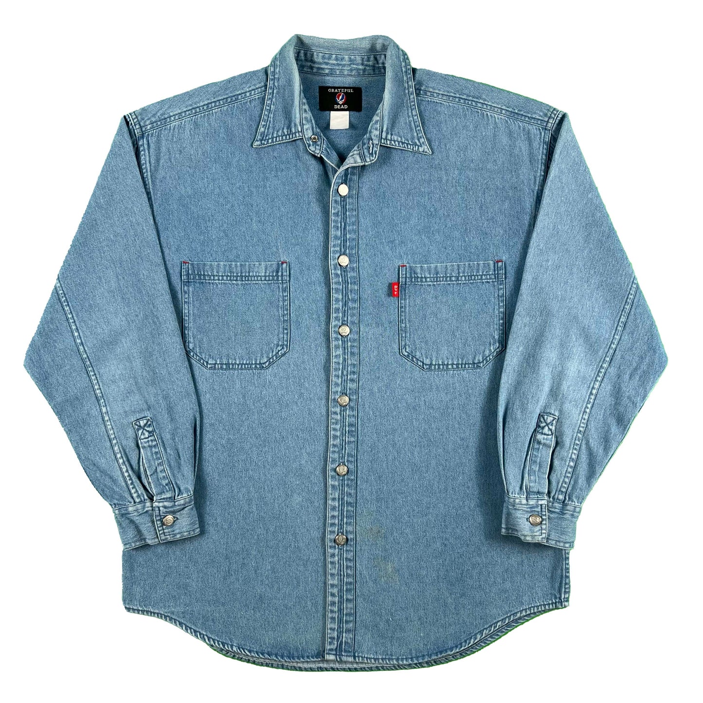 90s/00s Grateful Dead Denim Button Up- M