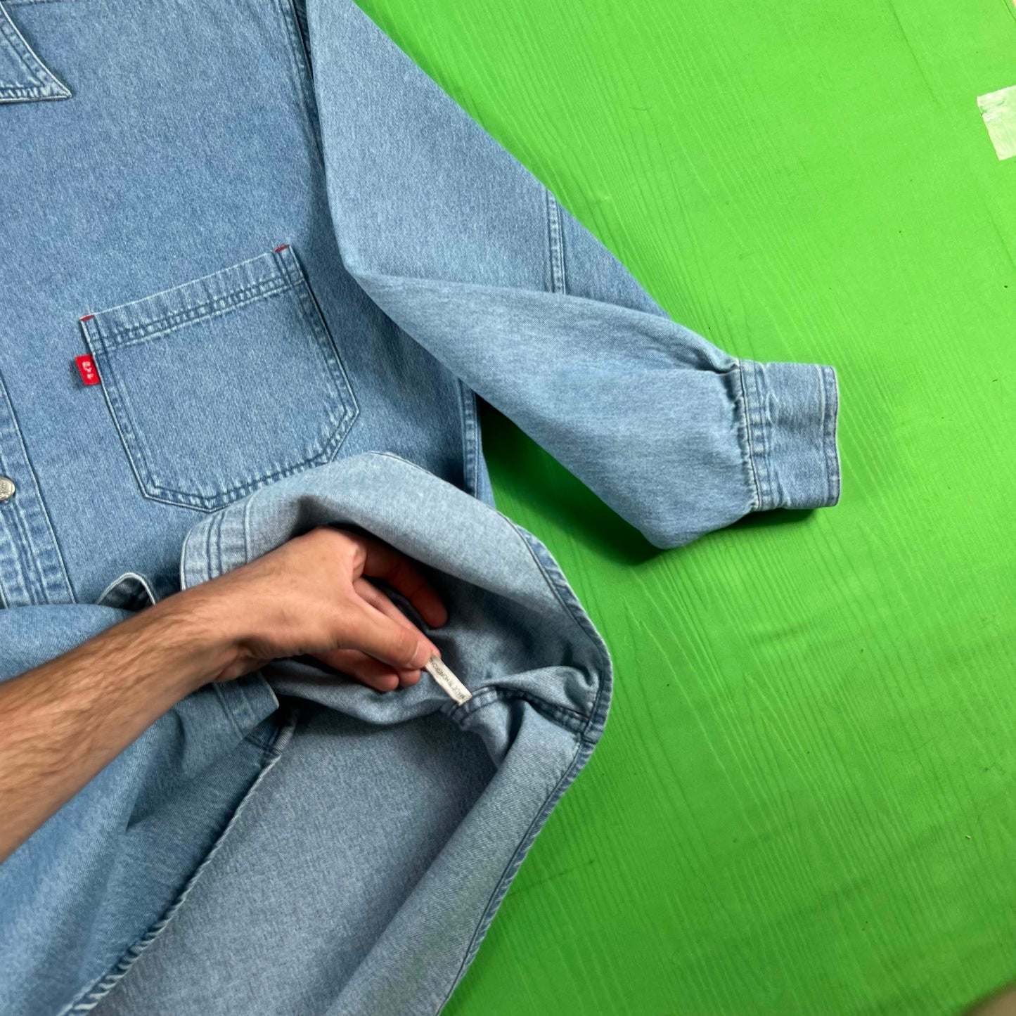 90s/00s Grateful Dead Denim Button Up- M