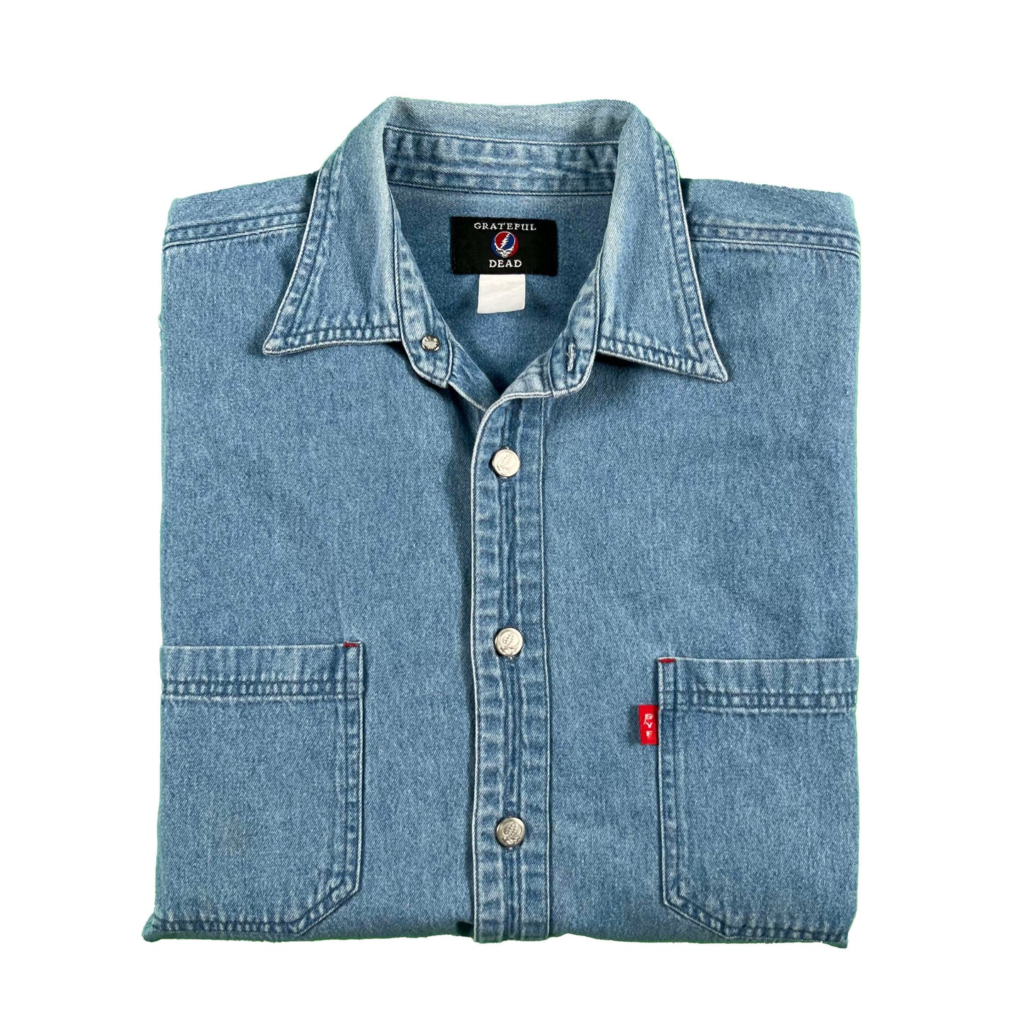 90s/00s Grateful Dead Denim Button Up- M
