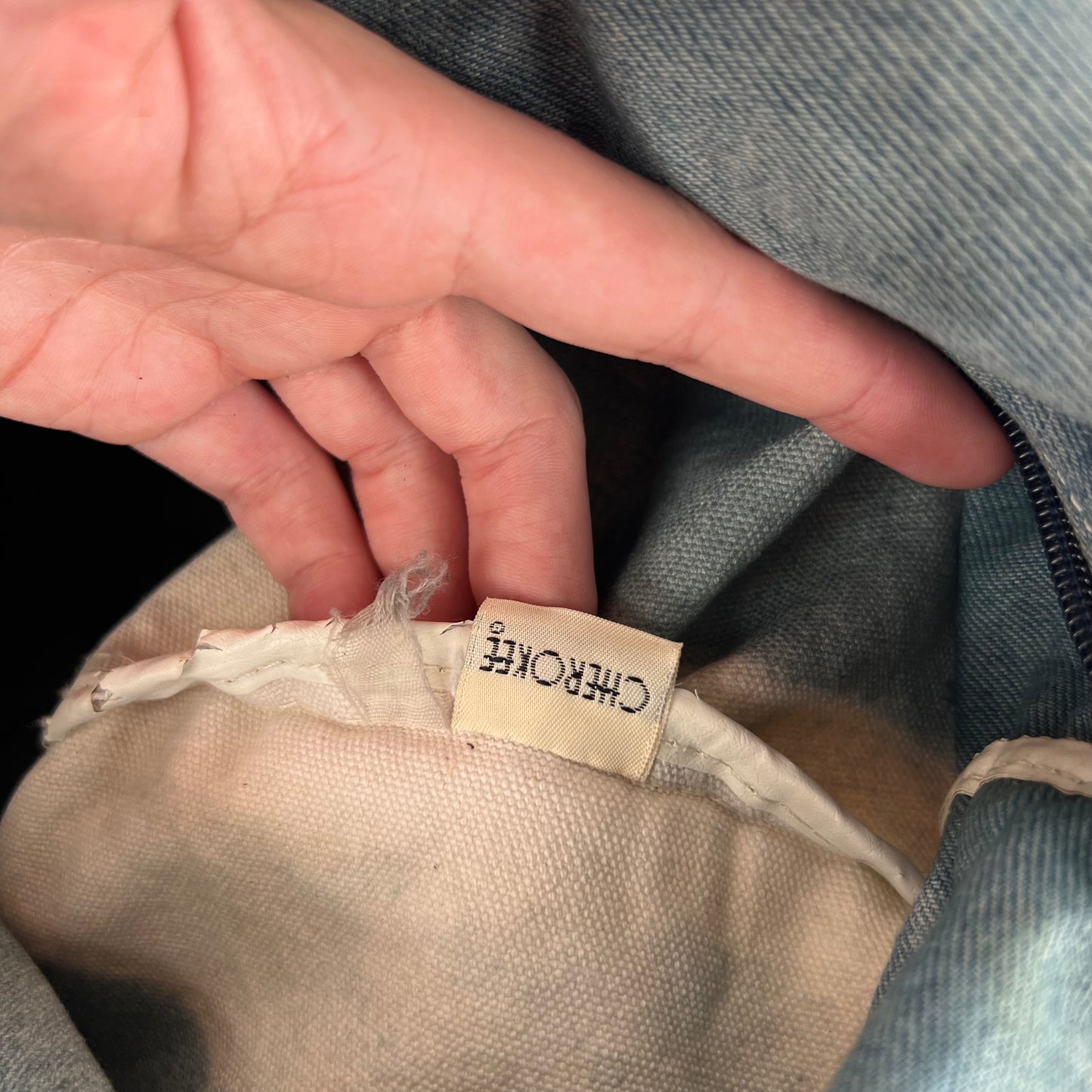 00s Well Loved Canvas & Denim Tote Bag