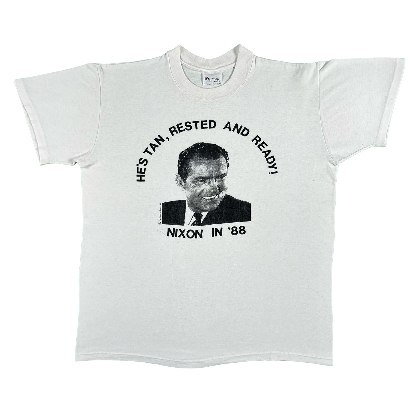 80s Richard Nixon Tee- L