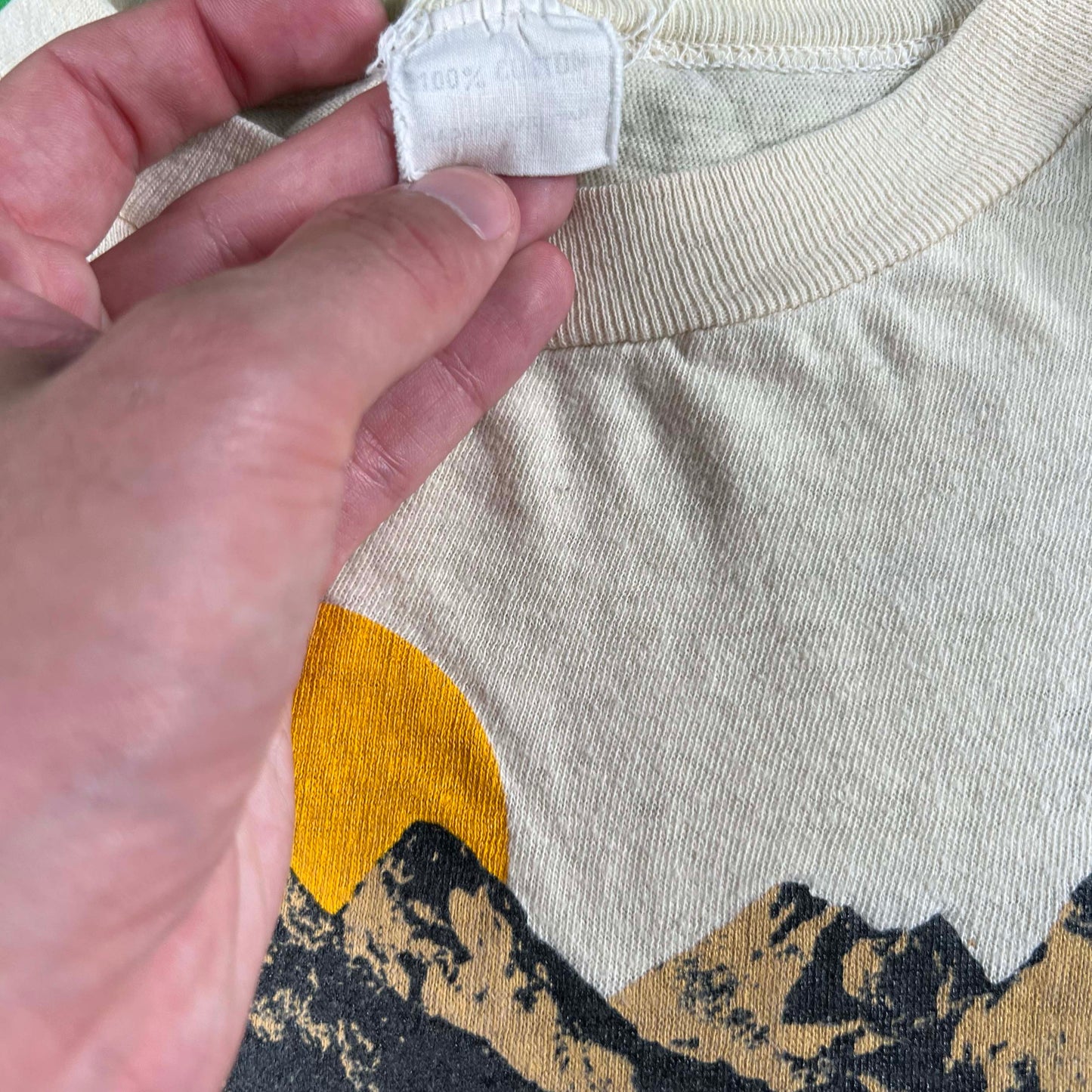 80s Boxy AF Oregon Mtns Tee- S