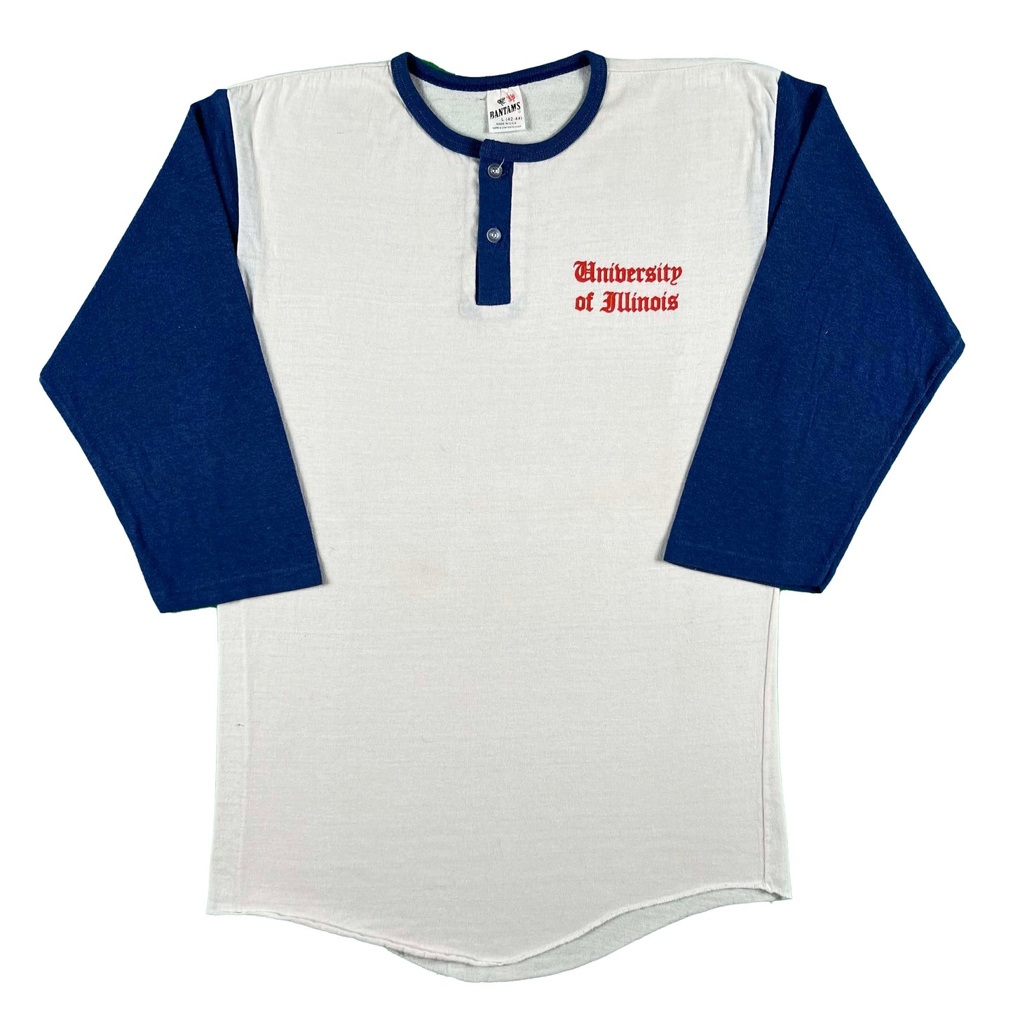 80s University of Illinois Raglan Tee- M