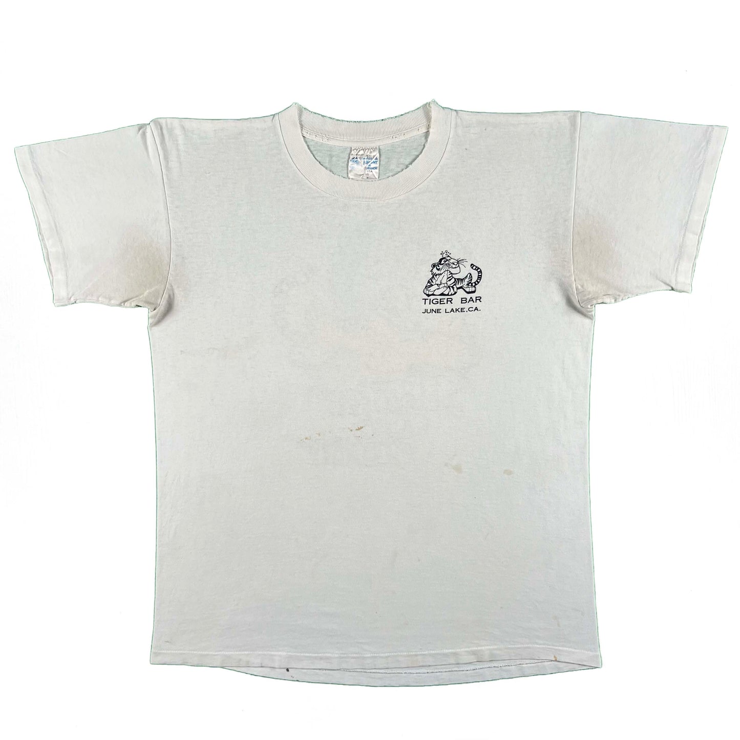 90s June Lakes Tiger Bar Tee- L