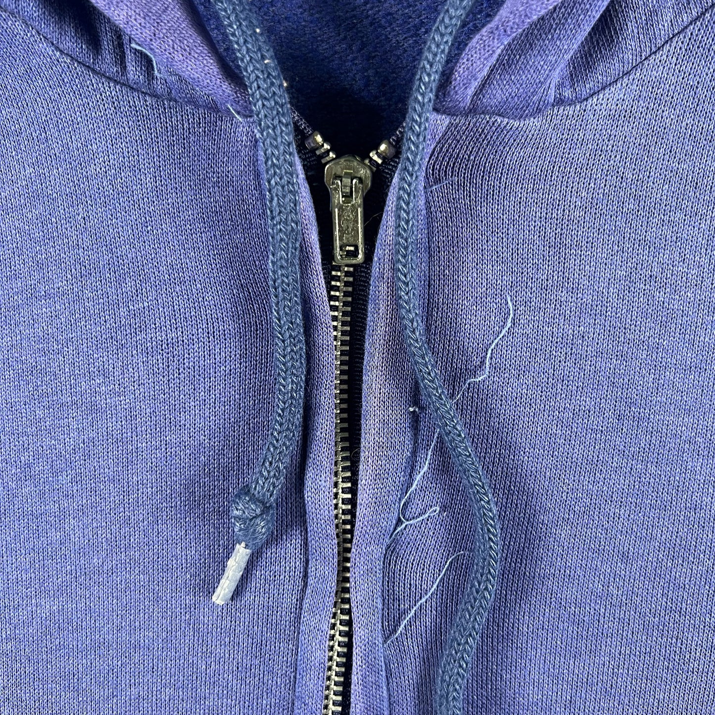 80s Sun Faded Blurple Shasta Lake Zip Up Hoodie- M