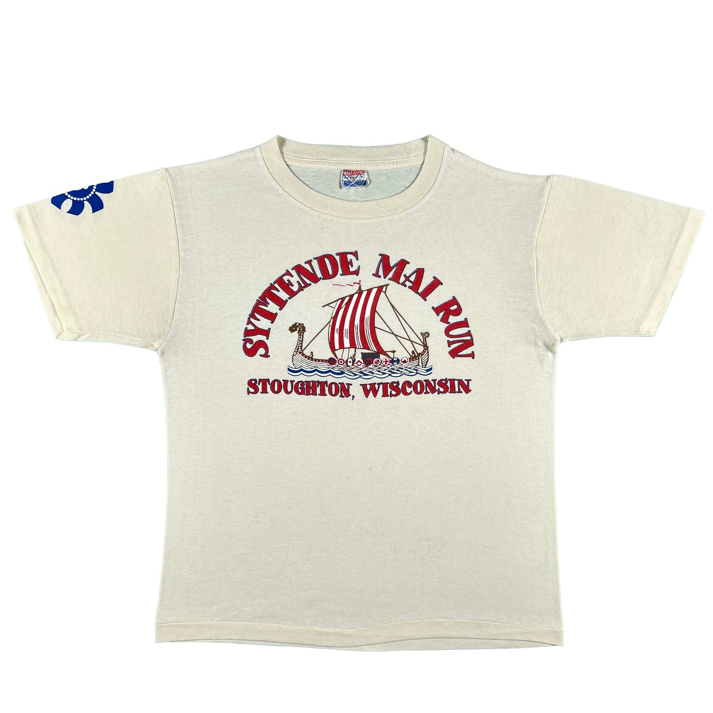 80s Wisconsin Syttende Mai Run Tee- L