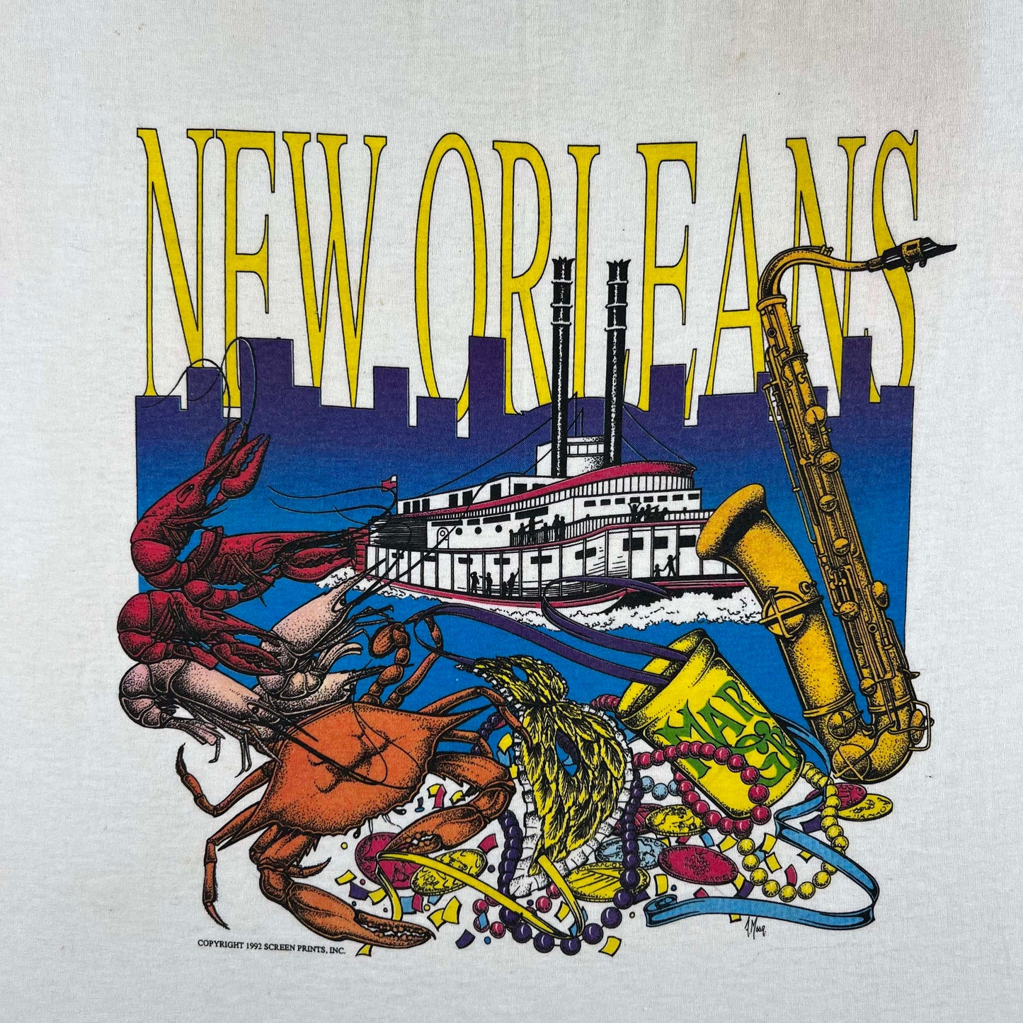 90s New Orleans Classics Tee- XL