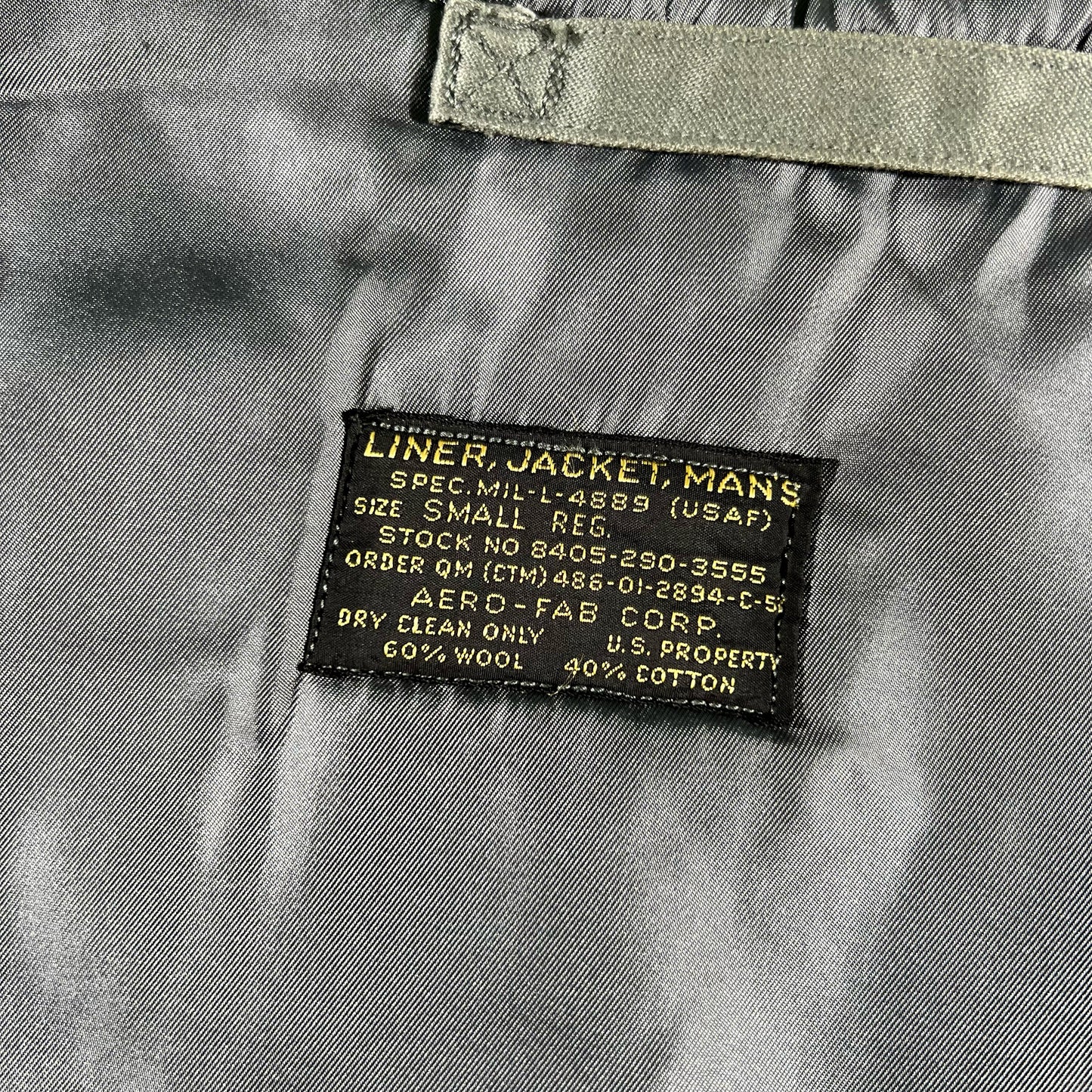 60s USAF Flight Liner Jacket- S