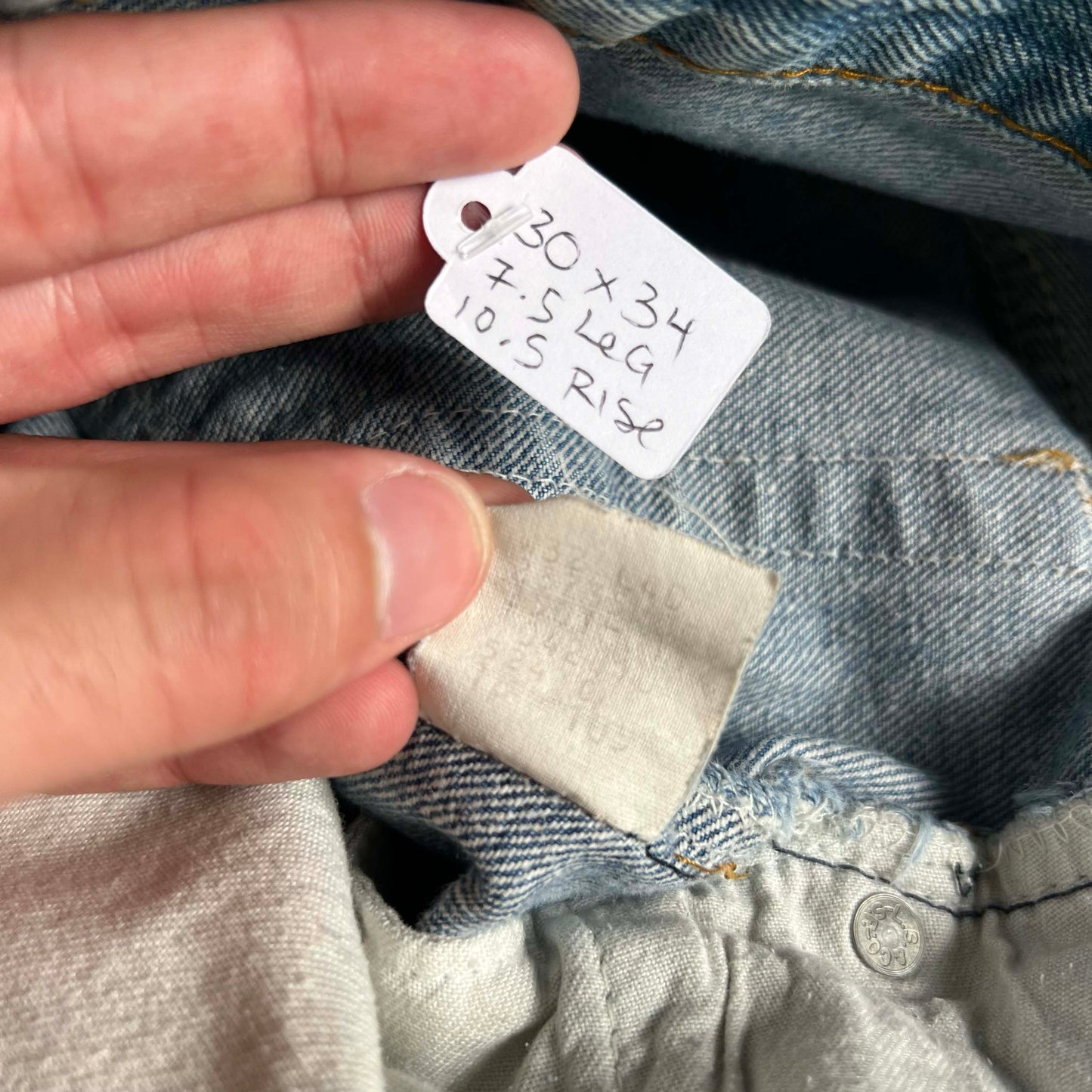 80s Nicely Thrashed Levi's 501 Denim- 30x34
