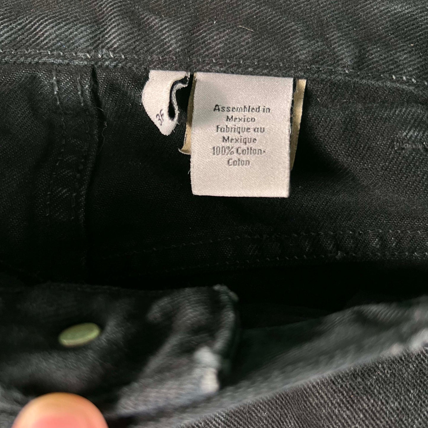 90s Faded Black Calvin Klein Jeans- 35x32.5