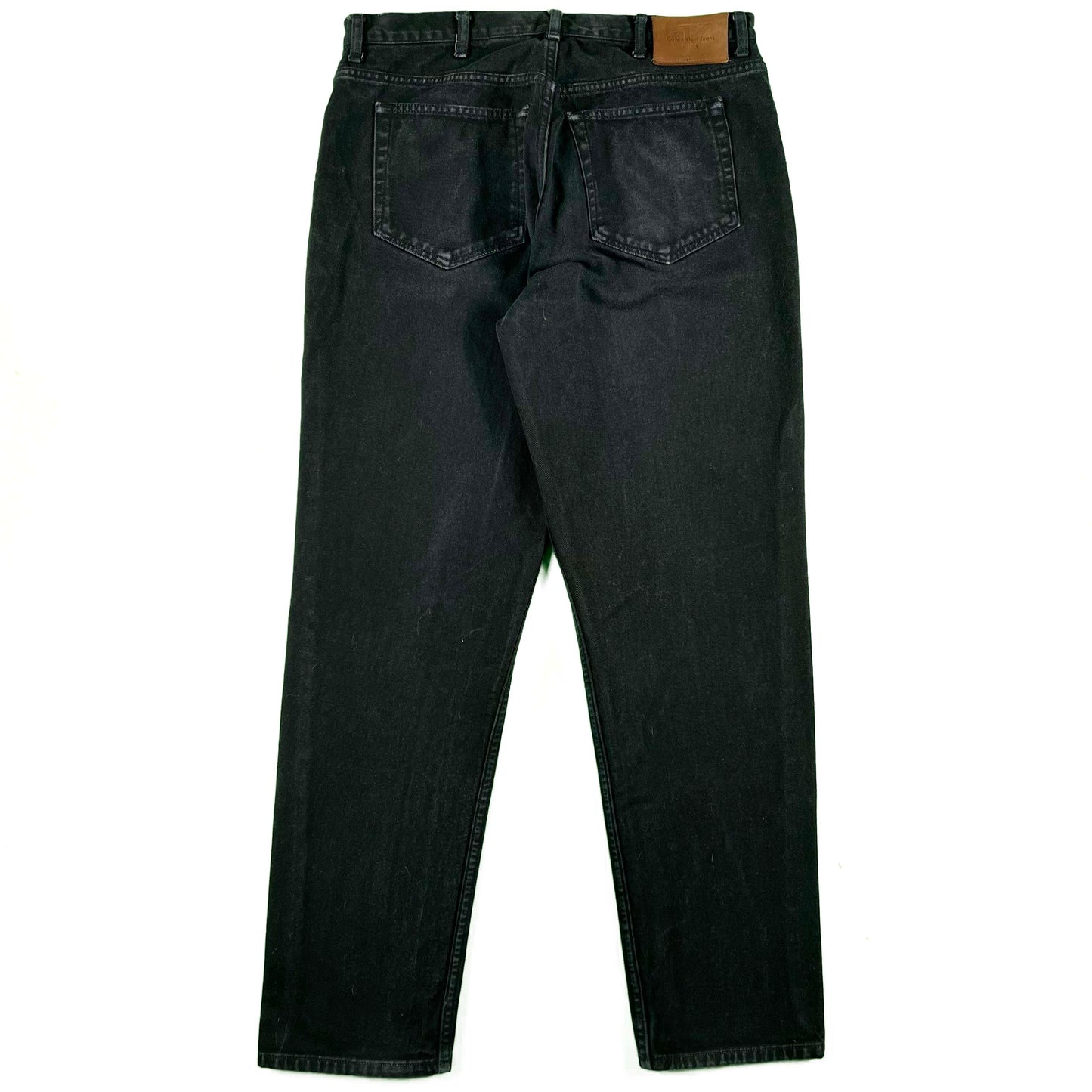 90s Faded Black Calvin Klein Jeans- 35x32.5