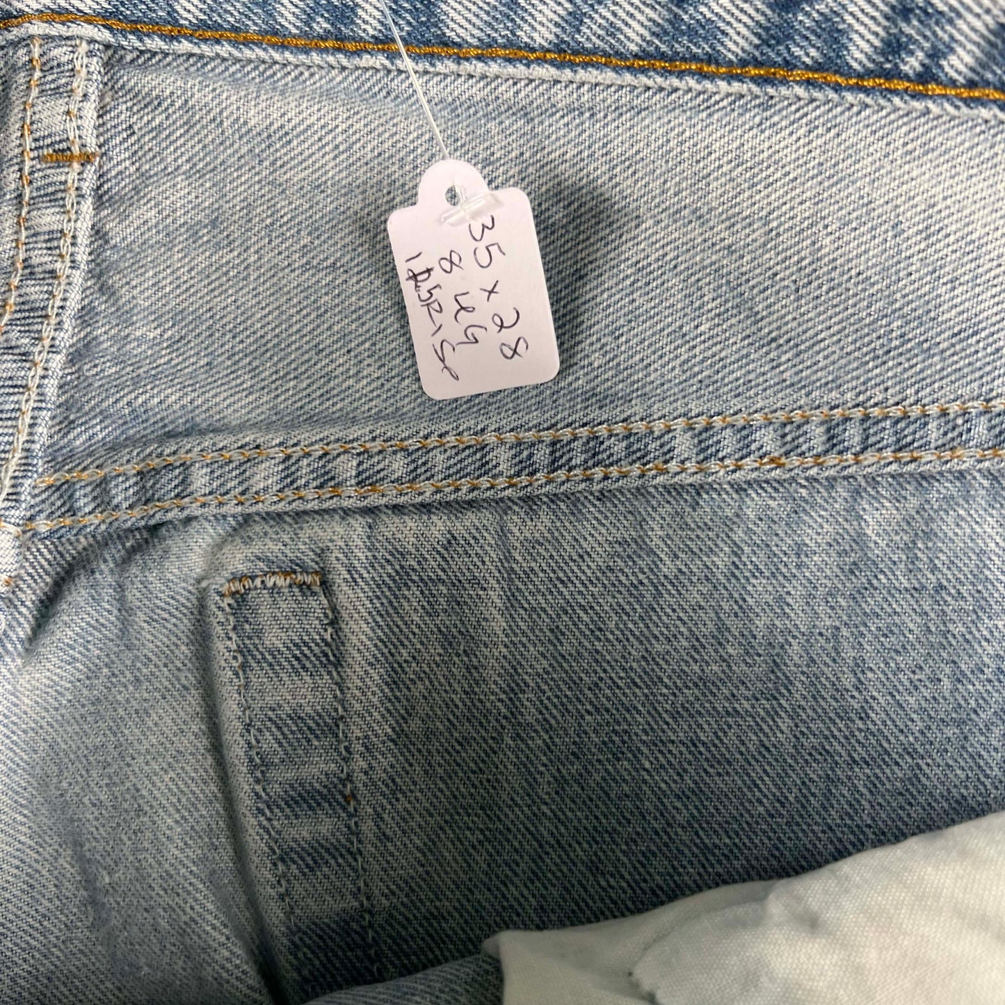 90s Levi's 501 Light Wash Denim- 35x29