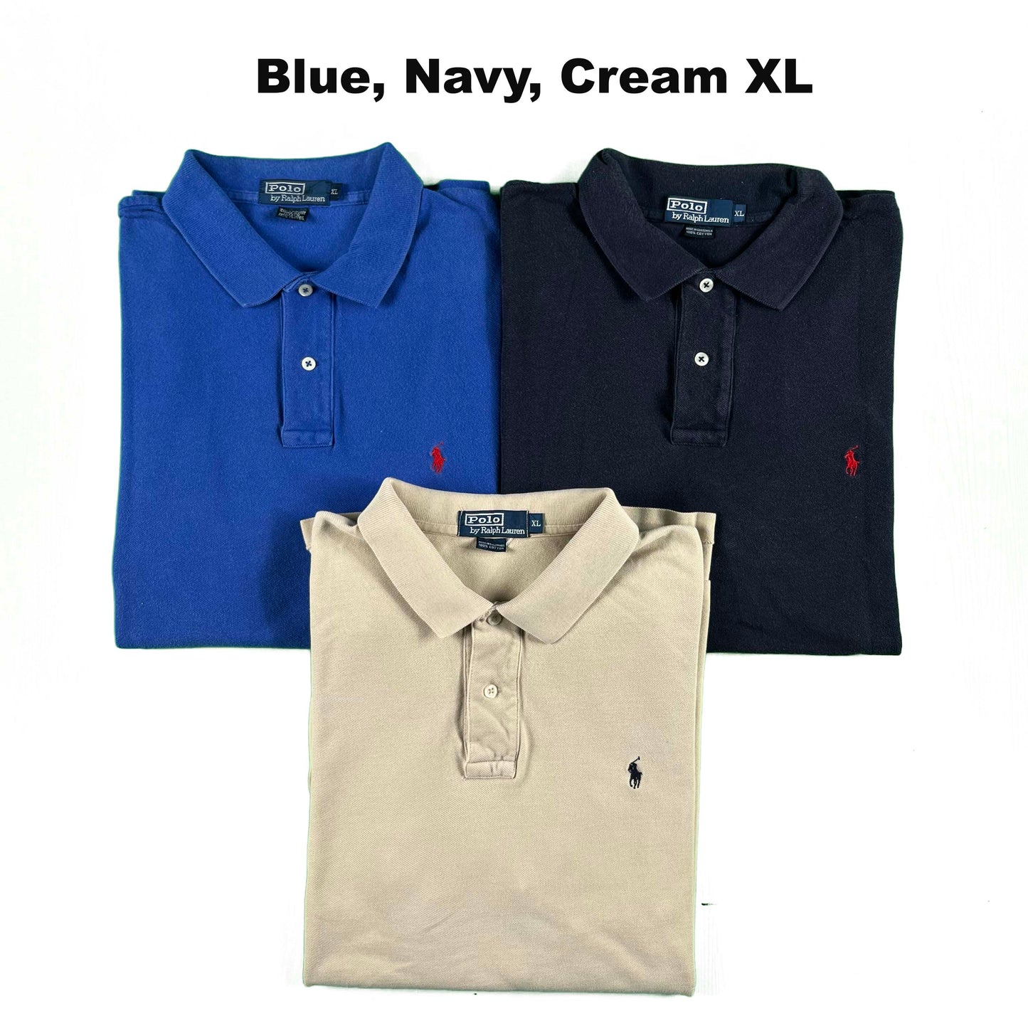 Vintage Polo by Ralph Lauren Polo Shirt 3 Packs- SELECT PACK