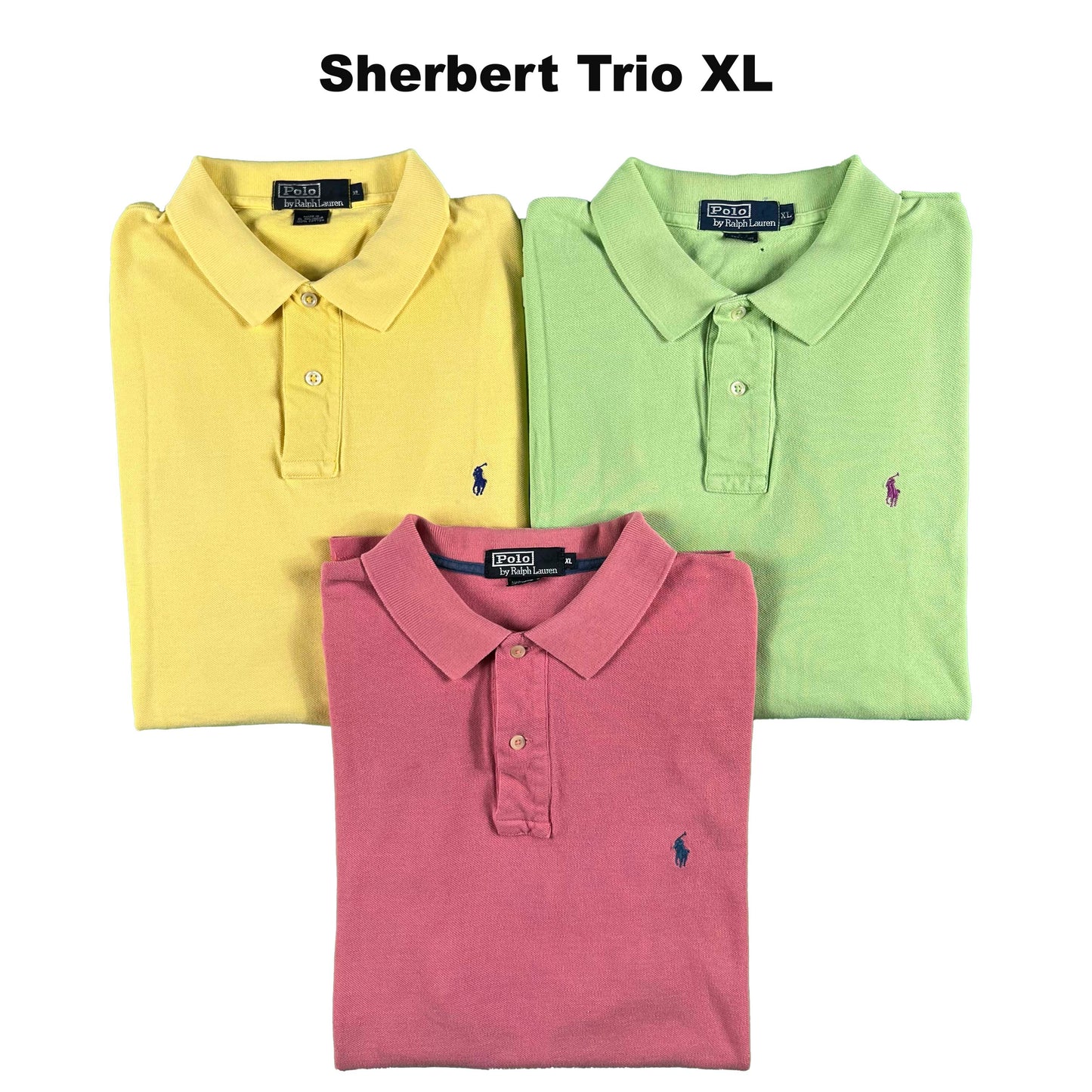 Vintage Polo by Ralph Lauren Polo Shirt 3 Packs- SELECT PACK