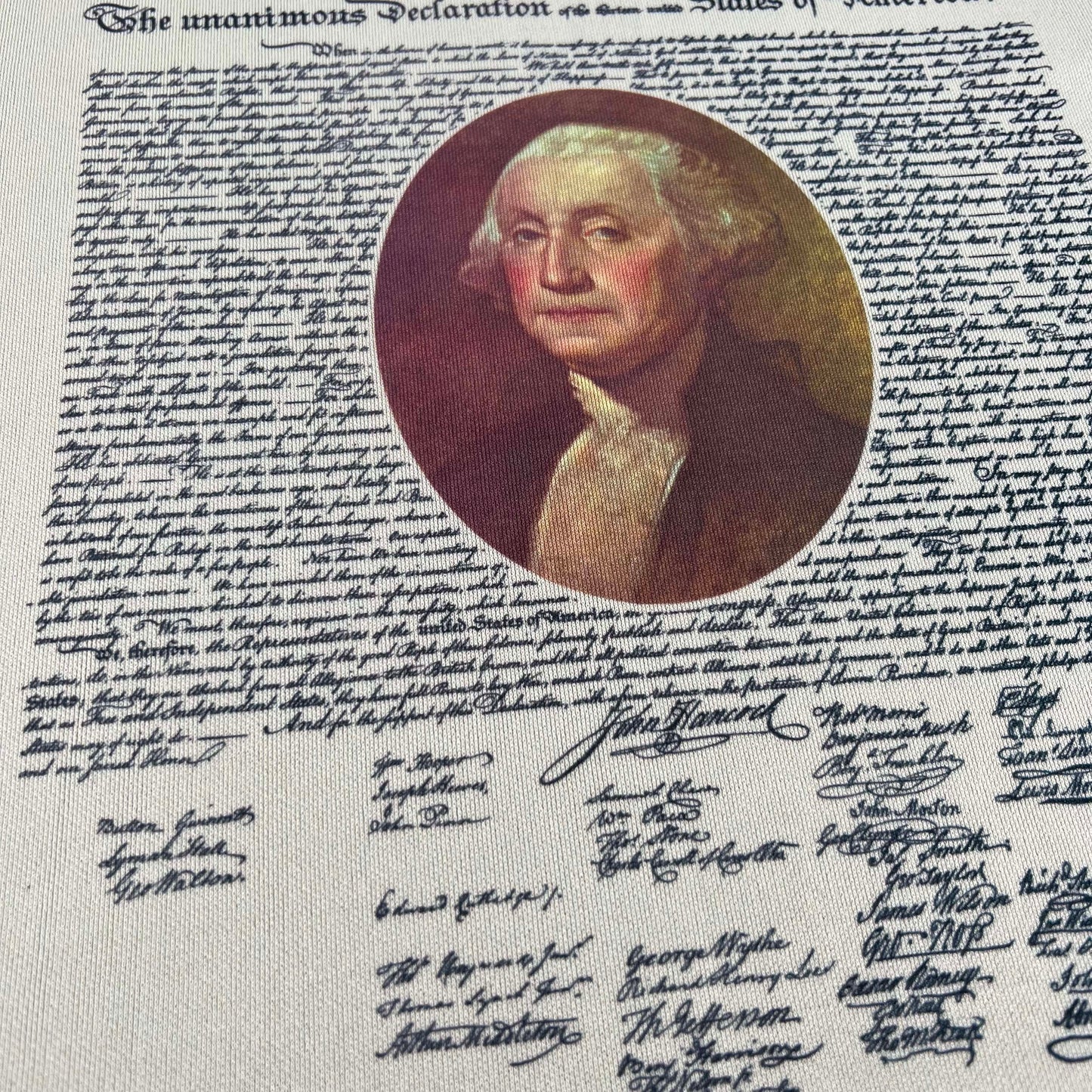 70s Declaration of Independence Photoprint Tee- S