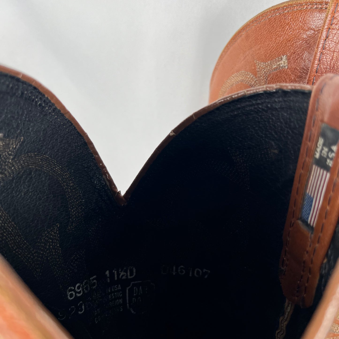 90s Tan Dan Post Cowboy Boots- M's 11.5, W's 13