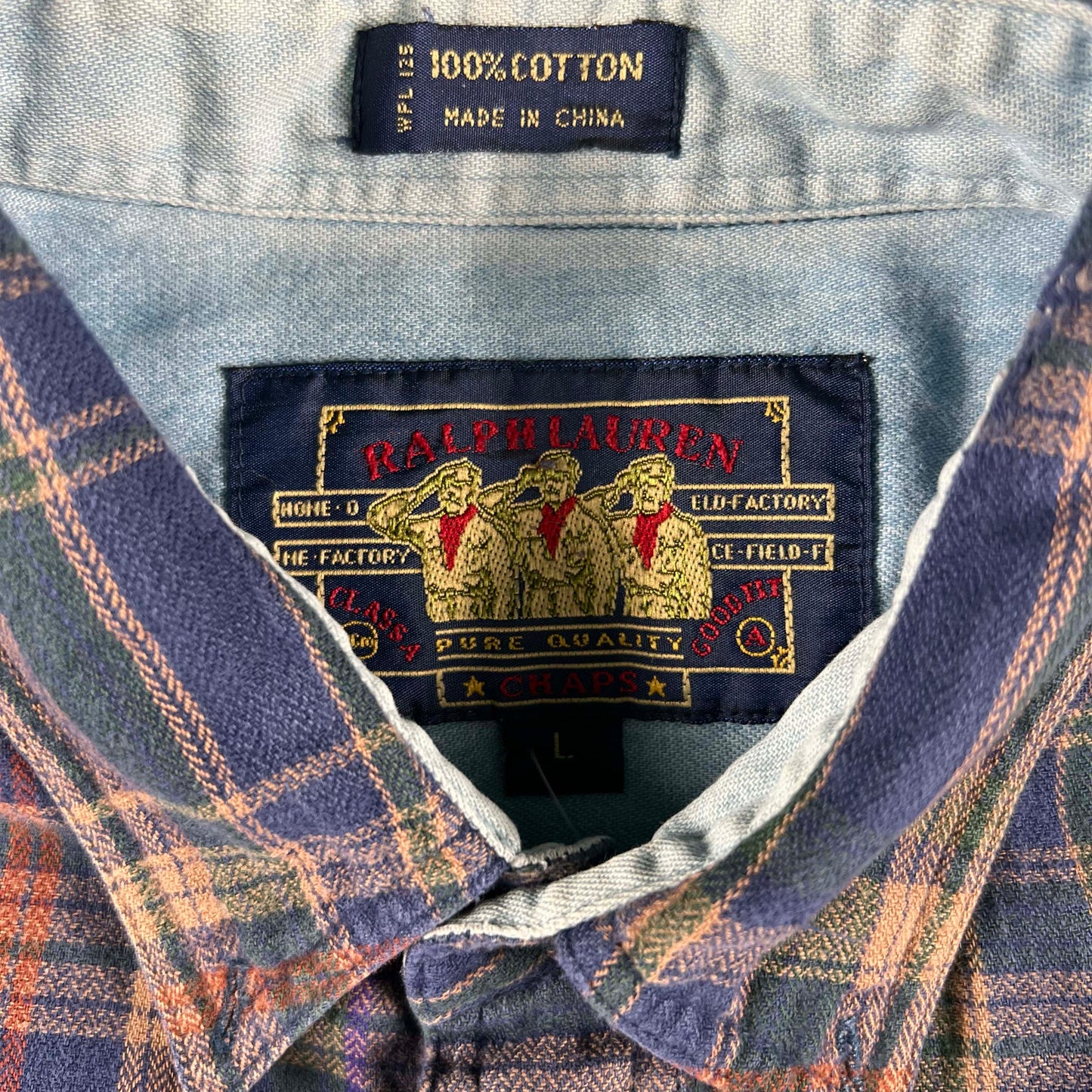 Vintage Ralph Lauren 100% Cotton Flannel Shirts- SELECT SHIRT