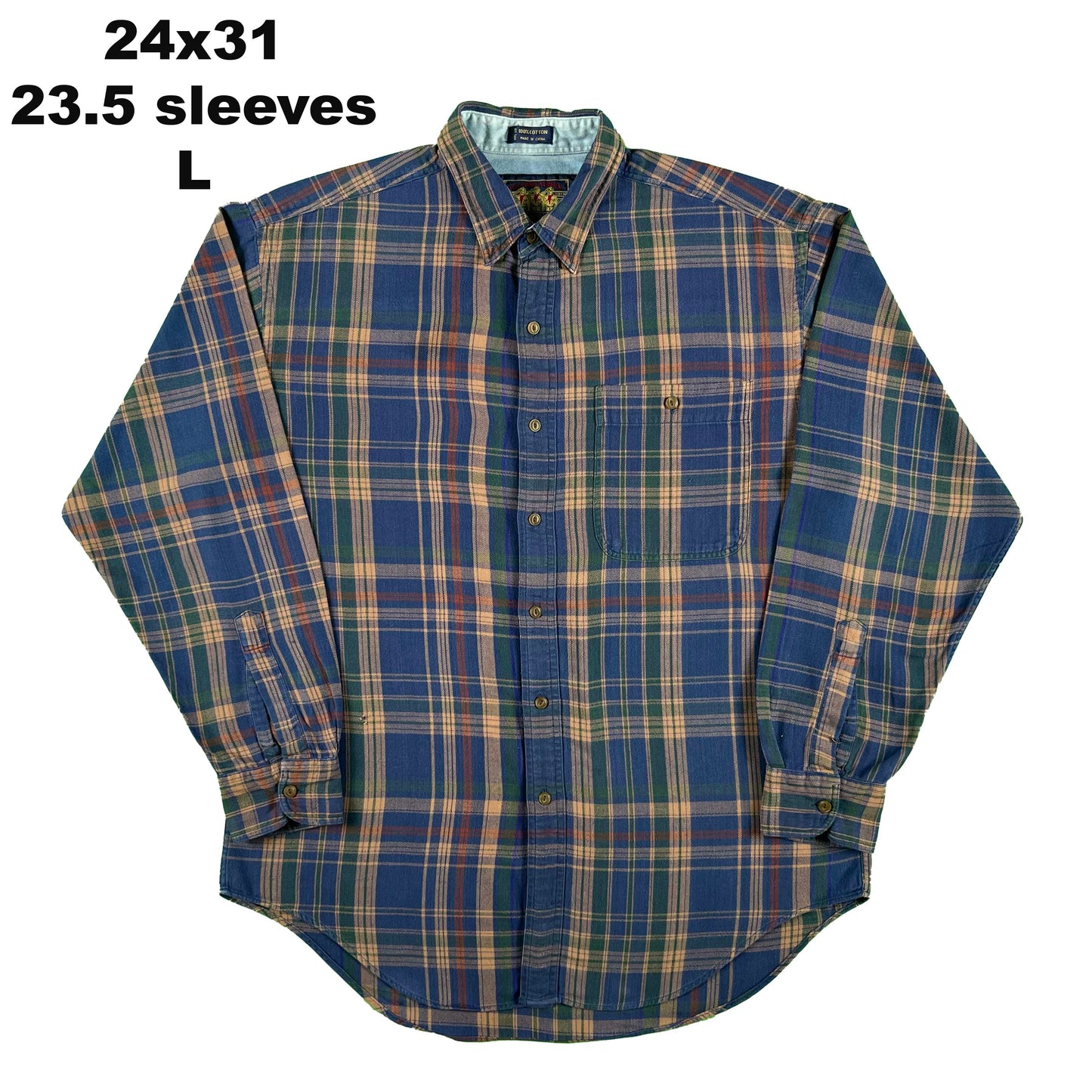 Vintage Ralph Lauren 100% Cotton Flannel Shirts- SELECT SHIRT