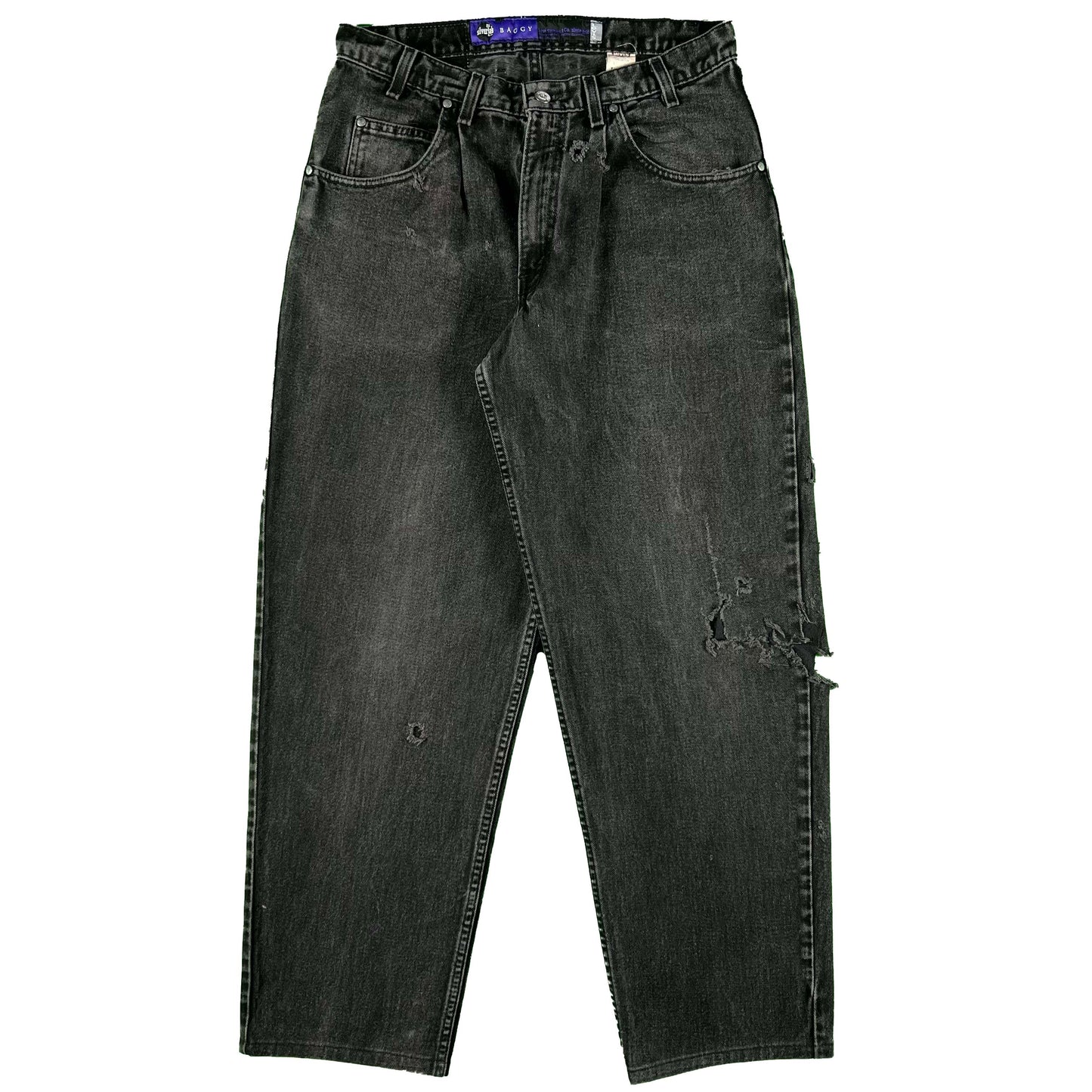 90s Levi's Silvertab 'Baggy' Black Shotgun Denim- 32x31