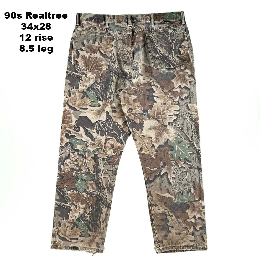 Vintage Wrangler Camo Denim- SELECT PAIR