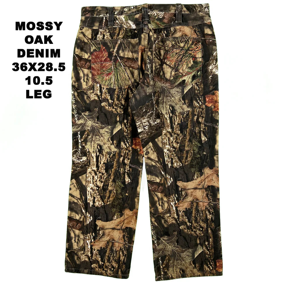 Vintage Camo Denim/Cotton Pants- SELECT PAIR