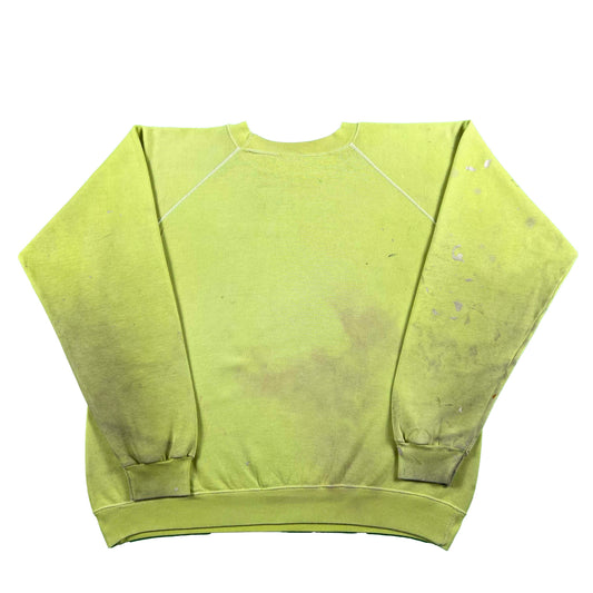 80s Mt. Bachelor Hi Vis Painter's Sweatshirt- XXL