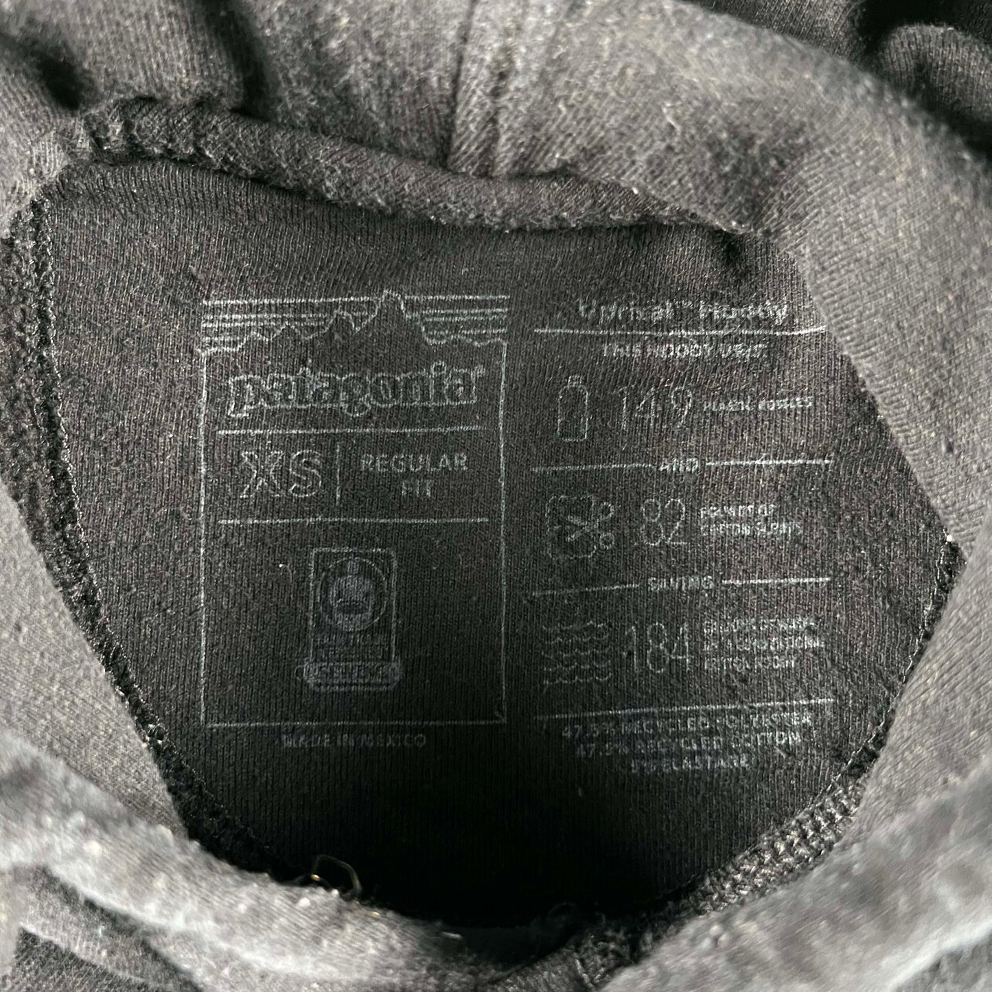 Patagonia Black Hoodie- XS