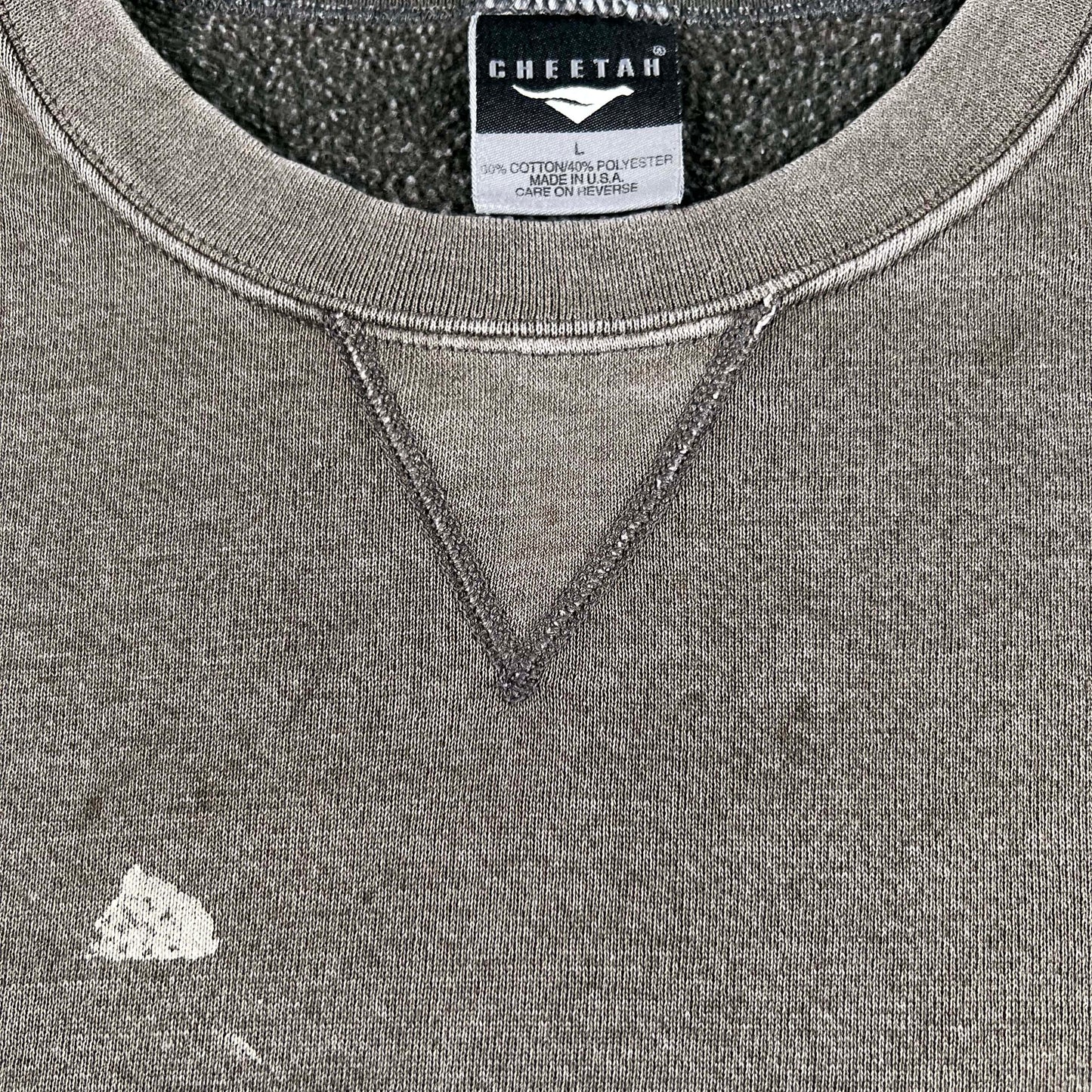 90s Blank Dark Grey Painter's Sweatshirt- L