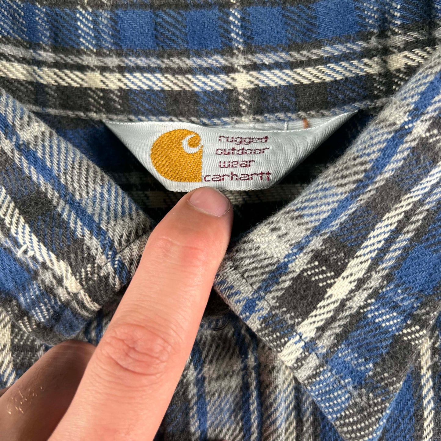 90s Carhartt 100% Cotton Flannel- XL