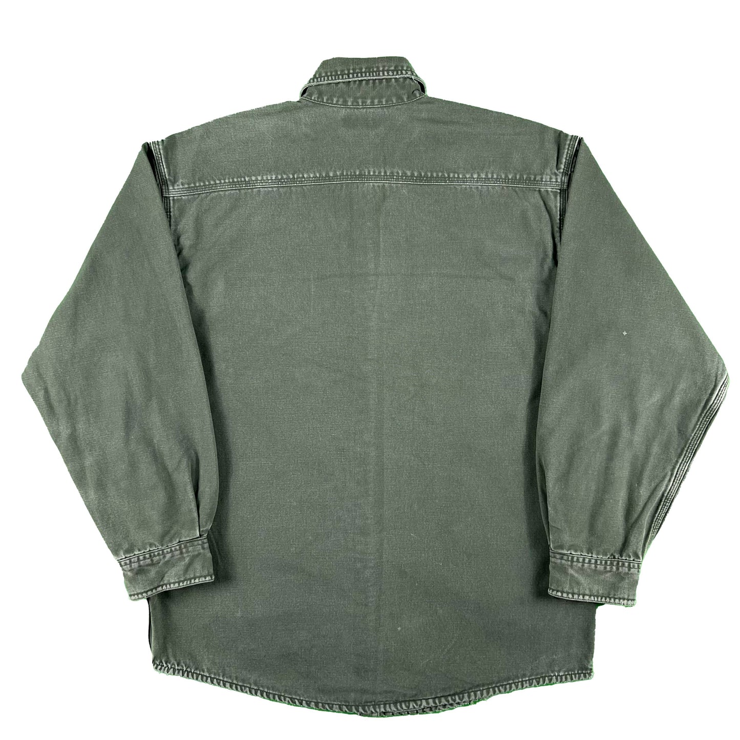Carhartt Flannel Lined Canvas Shirt Jacket- M