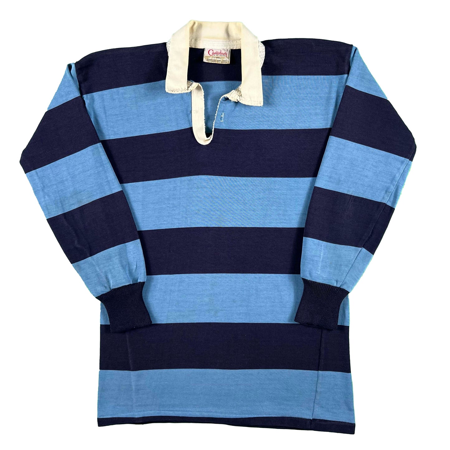 70s Striped Rugby Shirt- L