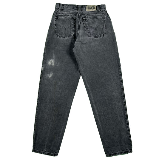 90s Sun Faded Black Levi's Silvertab 'Loose' Denim- 28x28.5