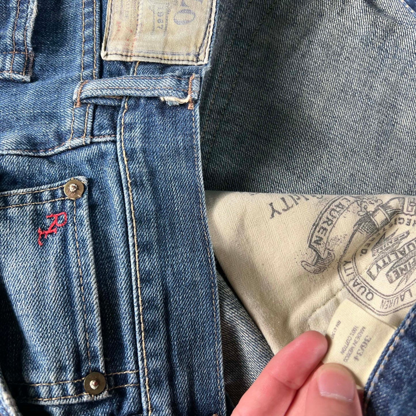 Polo Ralph Lauren Faded Denim- 38x34