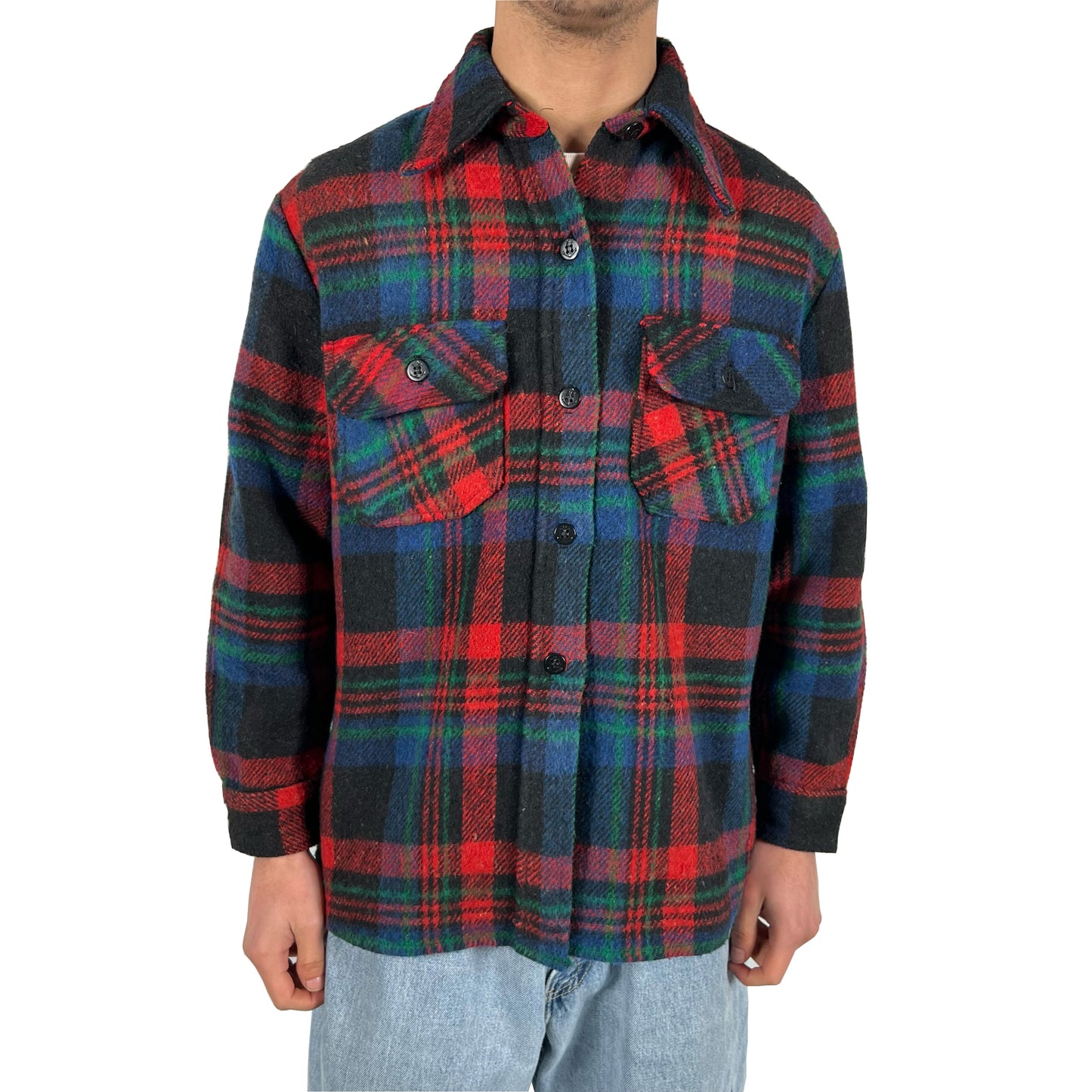 70s CPO Flannel Jacket- S