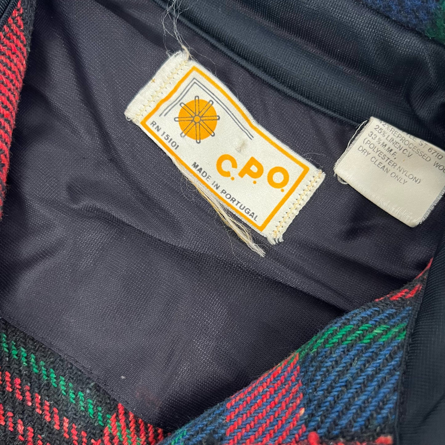 70s CPO Flannel Jacket- S