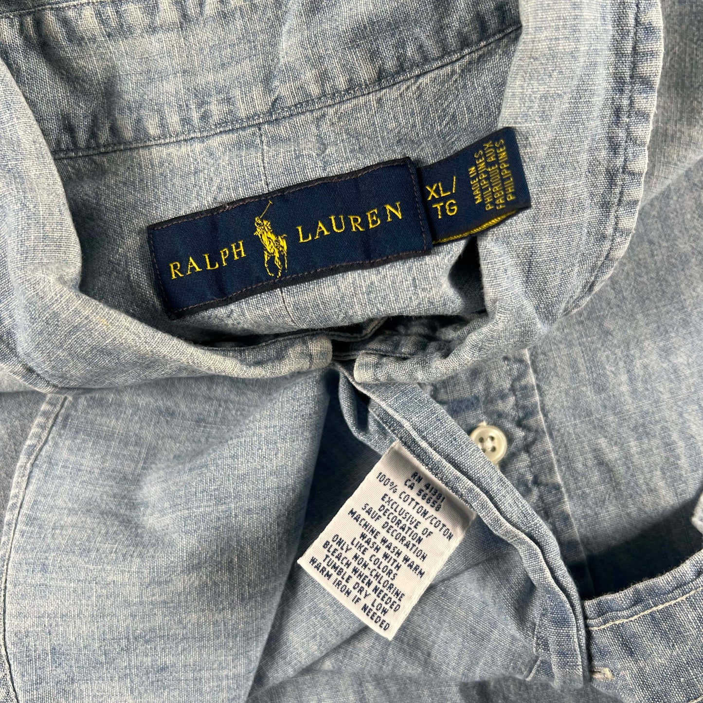 Vintage Ralph Lauren 100% Cotton Button Up Shirts- SELECT SHIRT
