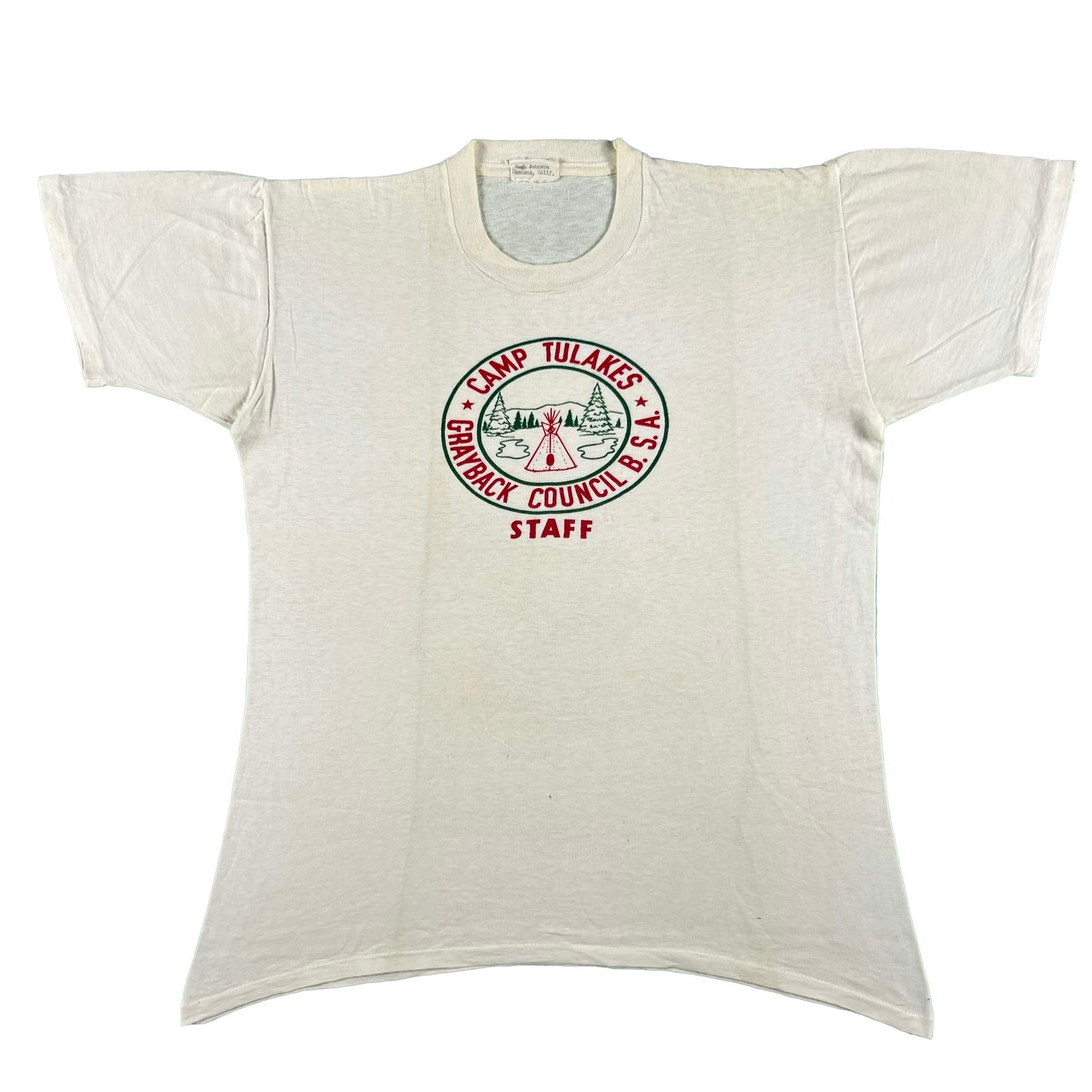 50s Camp Tulakes Boy Scouts Tee- M
