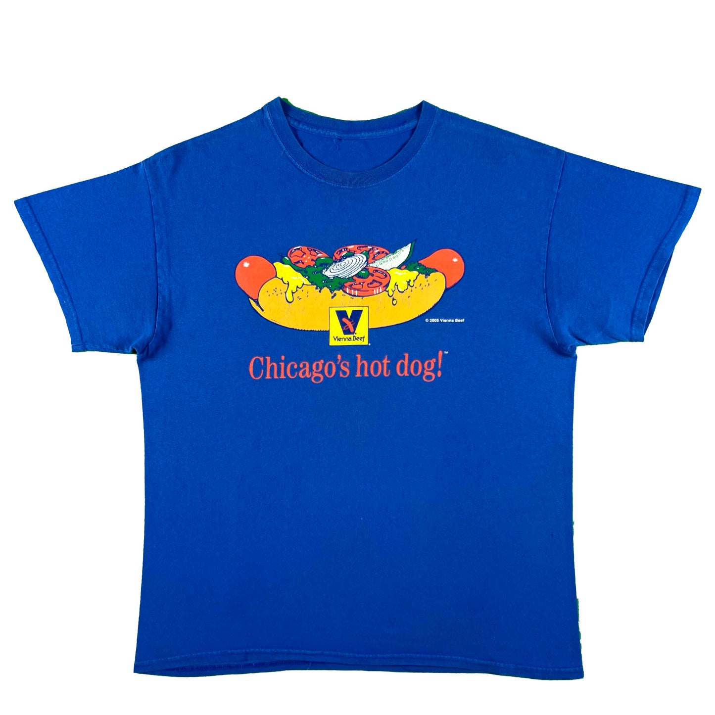 00s Chicago's hot dog! Tee- L