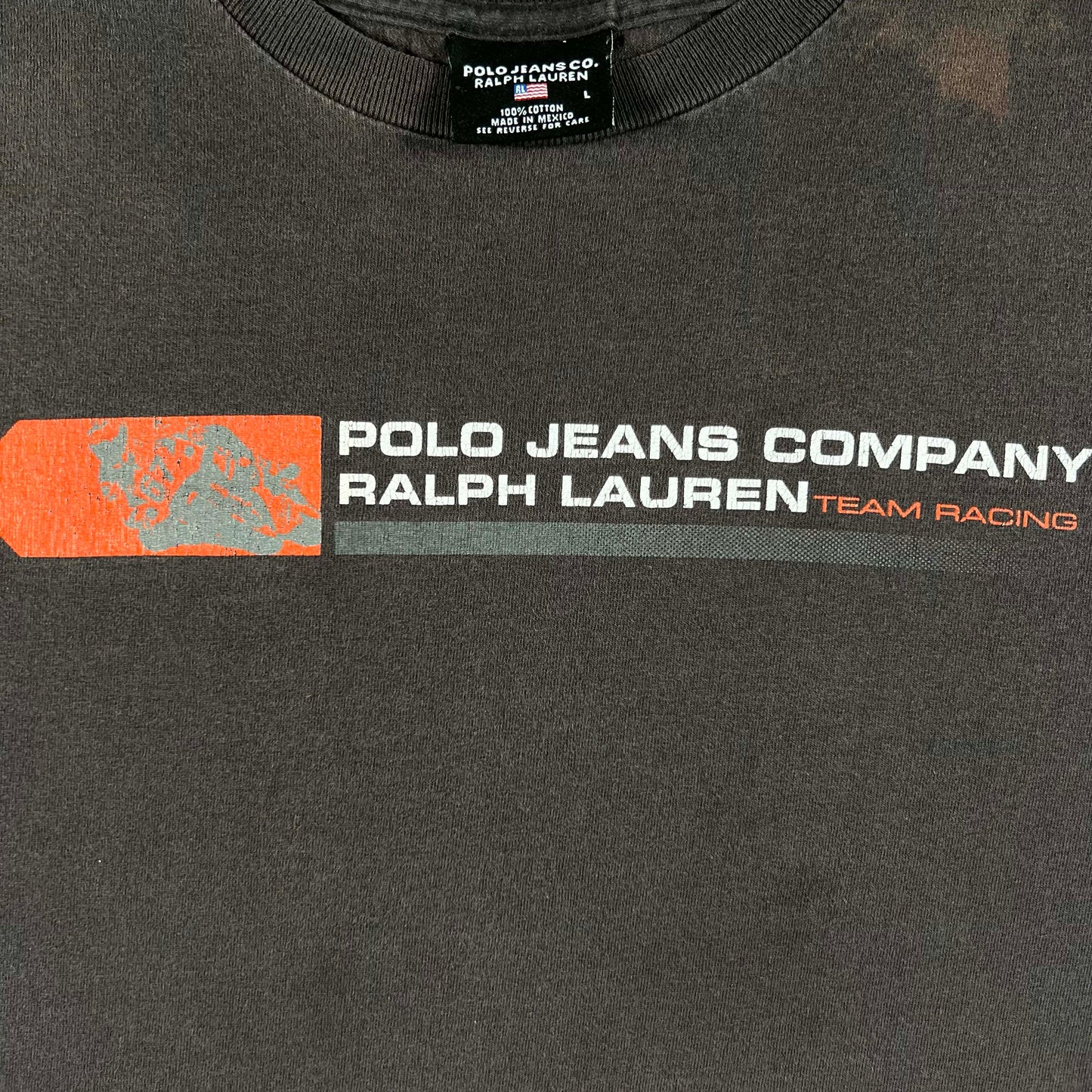 00s Polo Jeans Co Ralph Lauren Team Racing Long Sleeve- L