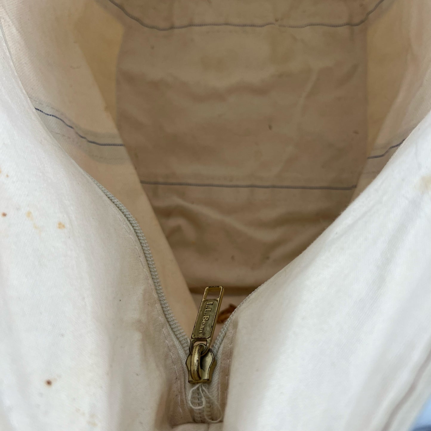 80s L.L. Bean Freeport Zip Boat and Tote- Large