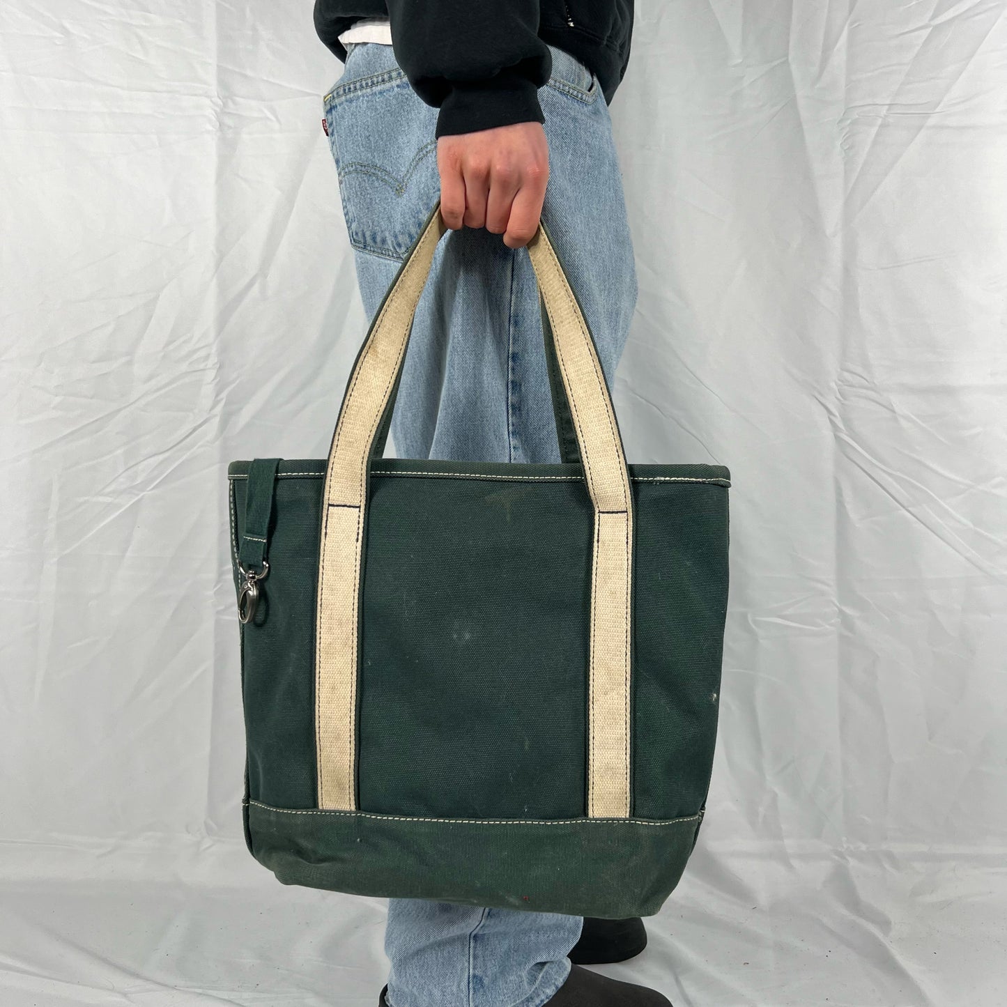 Lands' End Forest Green Tote- Small