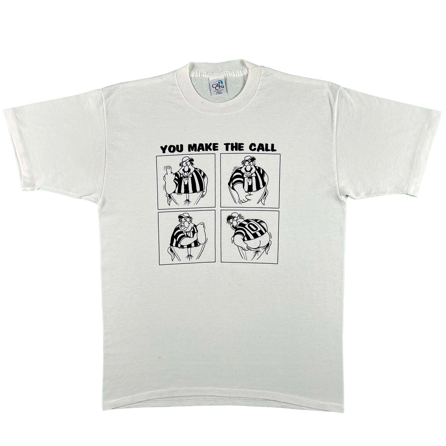 90s 'You Make the Call' Ref Tee- XL