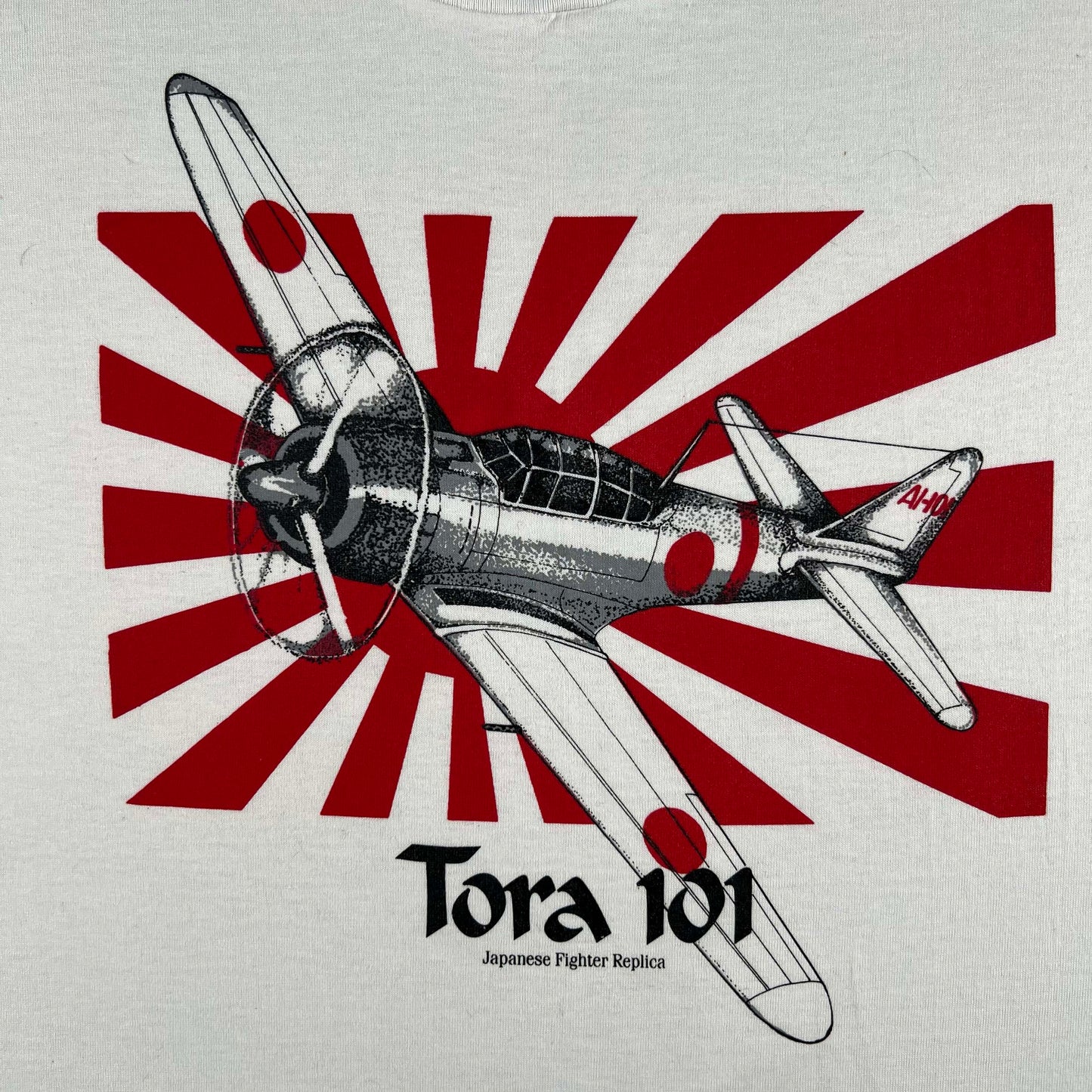 90s Japanese Kamikaze Plane Tee- XL