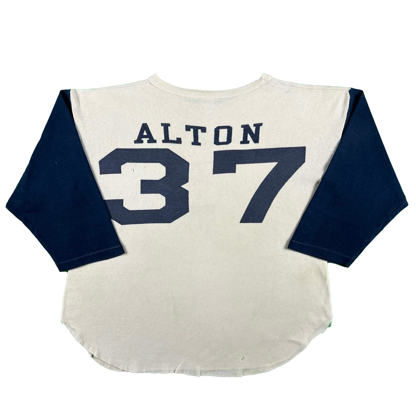 70s Champion Drunk Baseball Cotton Jersey Tee- L