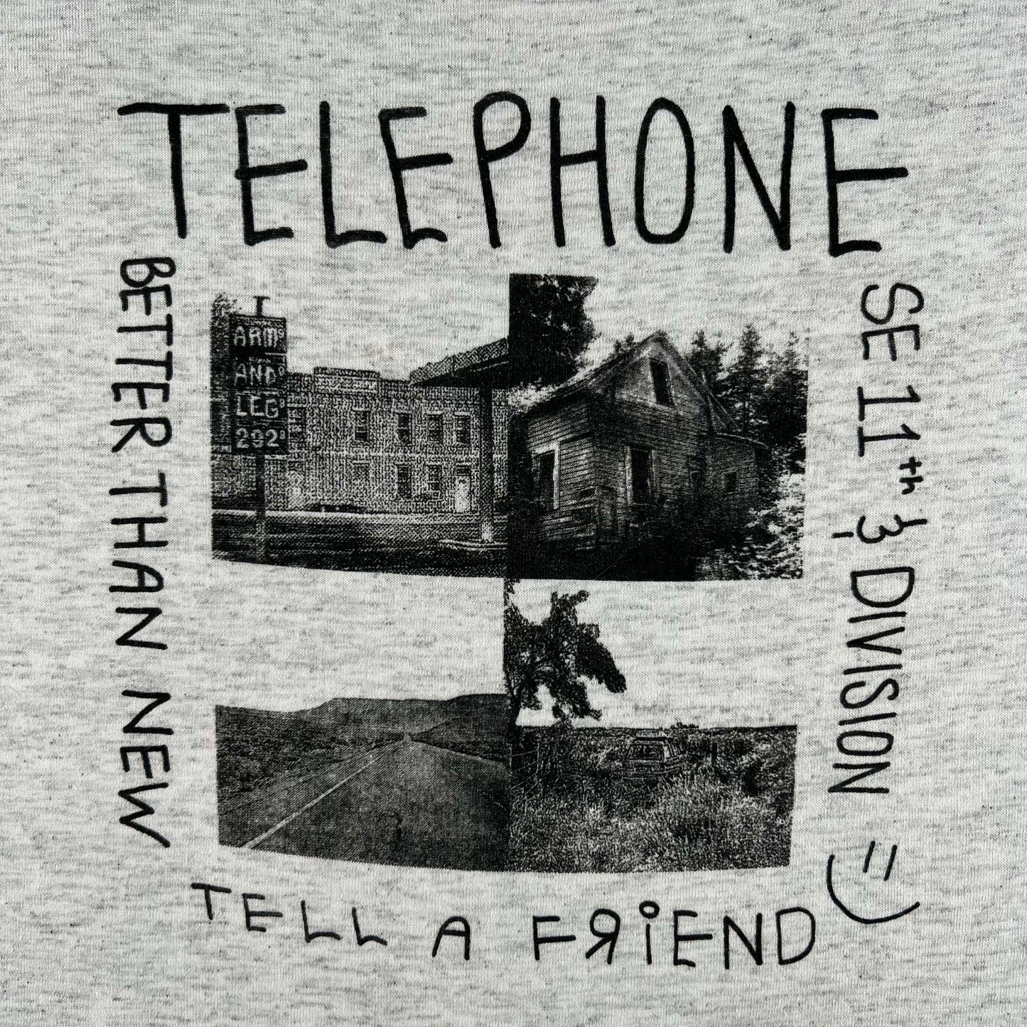 90s Telephone Art Tee- XL